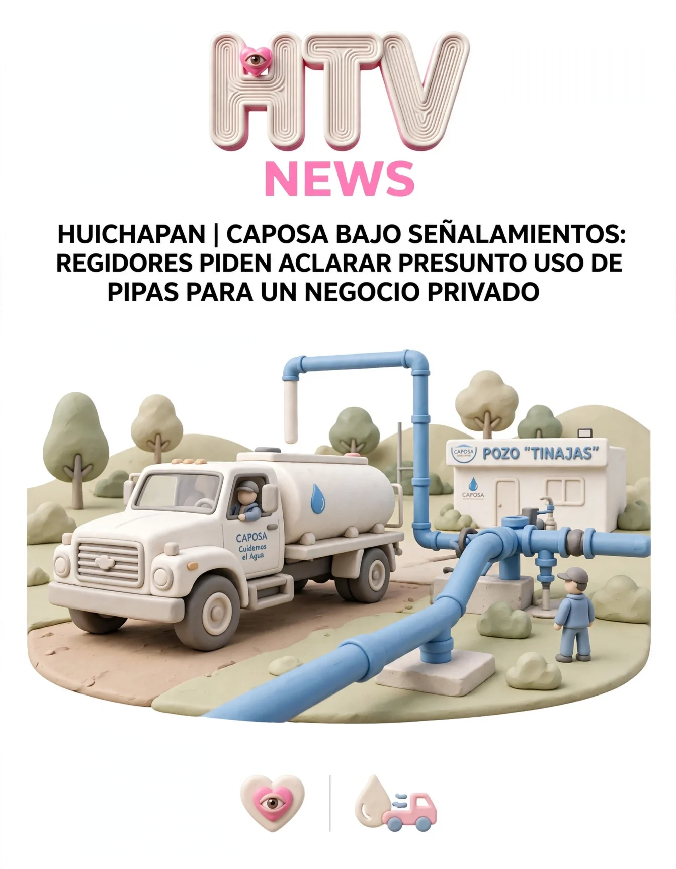 HUICHAPAN | CAPOSA BAJO SEÑALAMIENTOS: REGIDORES PIDEN ACLARAR PRESUNTO USO DE PIPAS PARA UN NEGOCIO PRIVADO