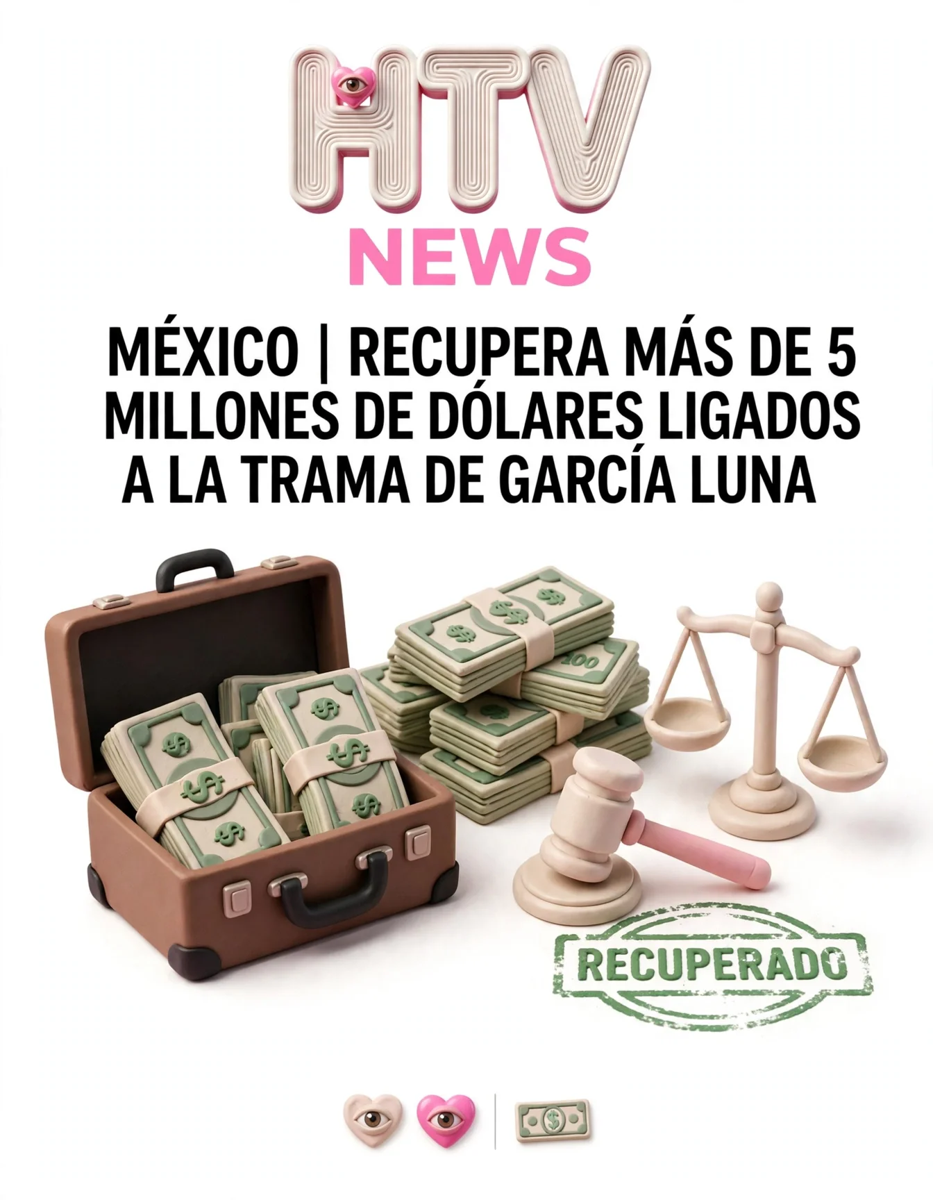 MÉXICO RECUPERA MÁS DE 5 MILLONES DE DÓLARES LIGADOS A LA TRAMA DE GARCÍA LUNA