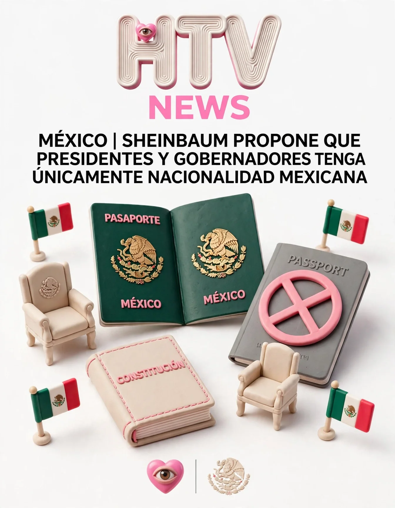 MÉXICO | SHEINBAUM PROPONE QUE PRESIDENTES Y GOBERNADORES TENGAN ÚNICAMENTE NACIONALIDAD MEXICANA