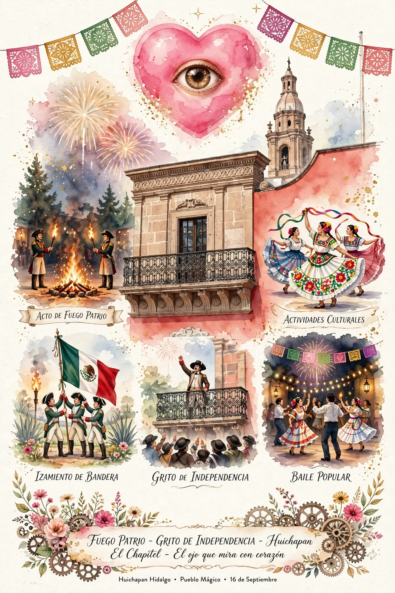 FIESTAS PATRIAS EN HUICHAPAN: DONDE MÉXICO APRENDIÓ A RECORDAR SU GRITO DE LIBERTAD