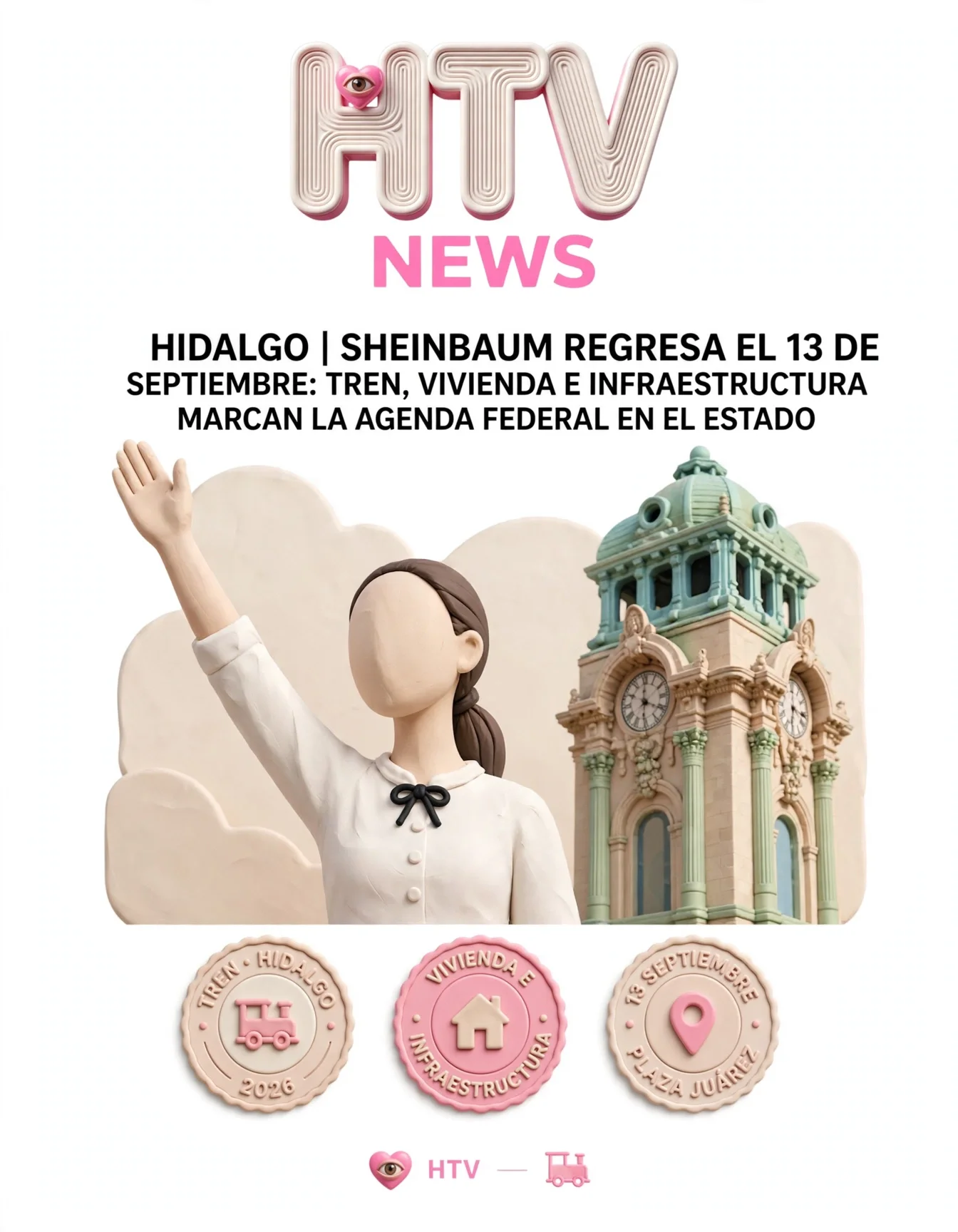 HIDALGO | SHEINBAUM REGRESA EL 13 DE SEPTIEMBRE: TREN, VIVIENDA E INFRAESTRUCTURA MARCAN LA AGENDA FEDERAL EN EL ESTADO