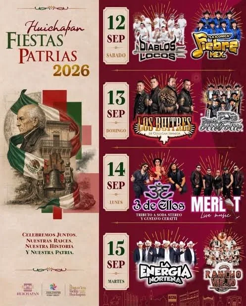 HUICHAPAN | SE PREPARA PARA LAS FIESTAS PATRIAS: HISTORIA NACIONAL, TURISMO Y ECONOMÍA LOCAL DEL 12 AL 16 DE SEPTIEMBRE
