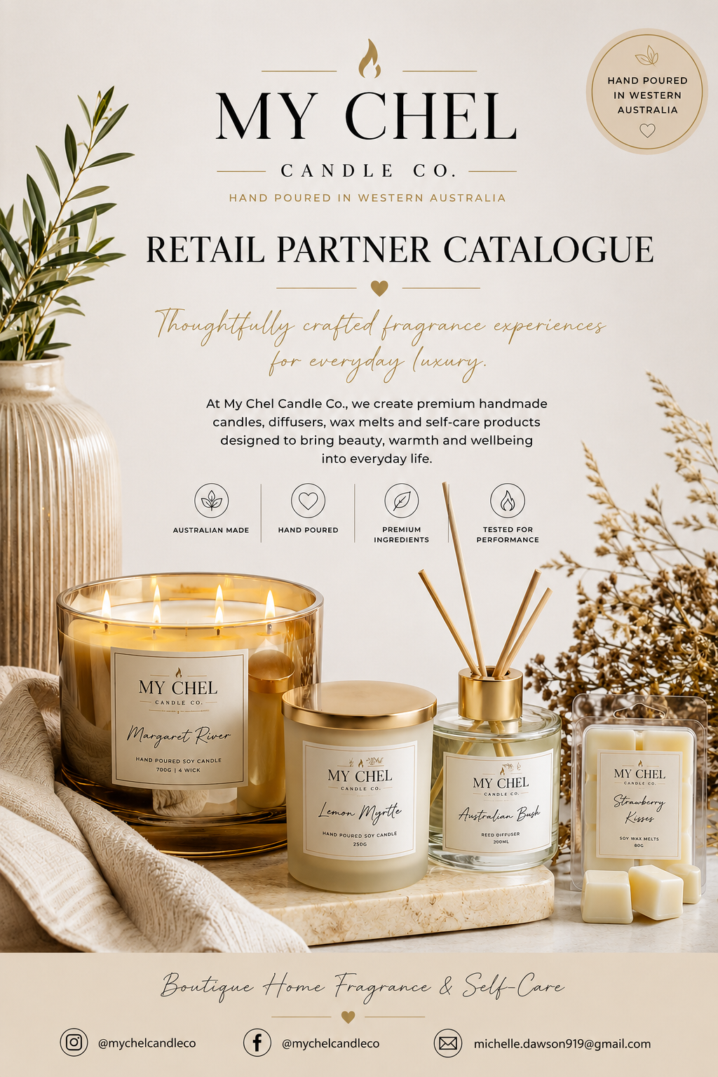 Scented Candle, Custom Design label 300g jar