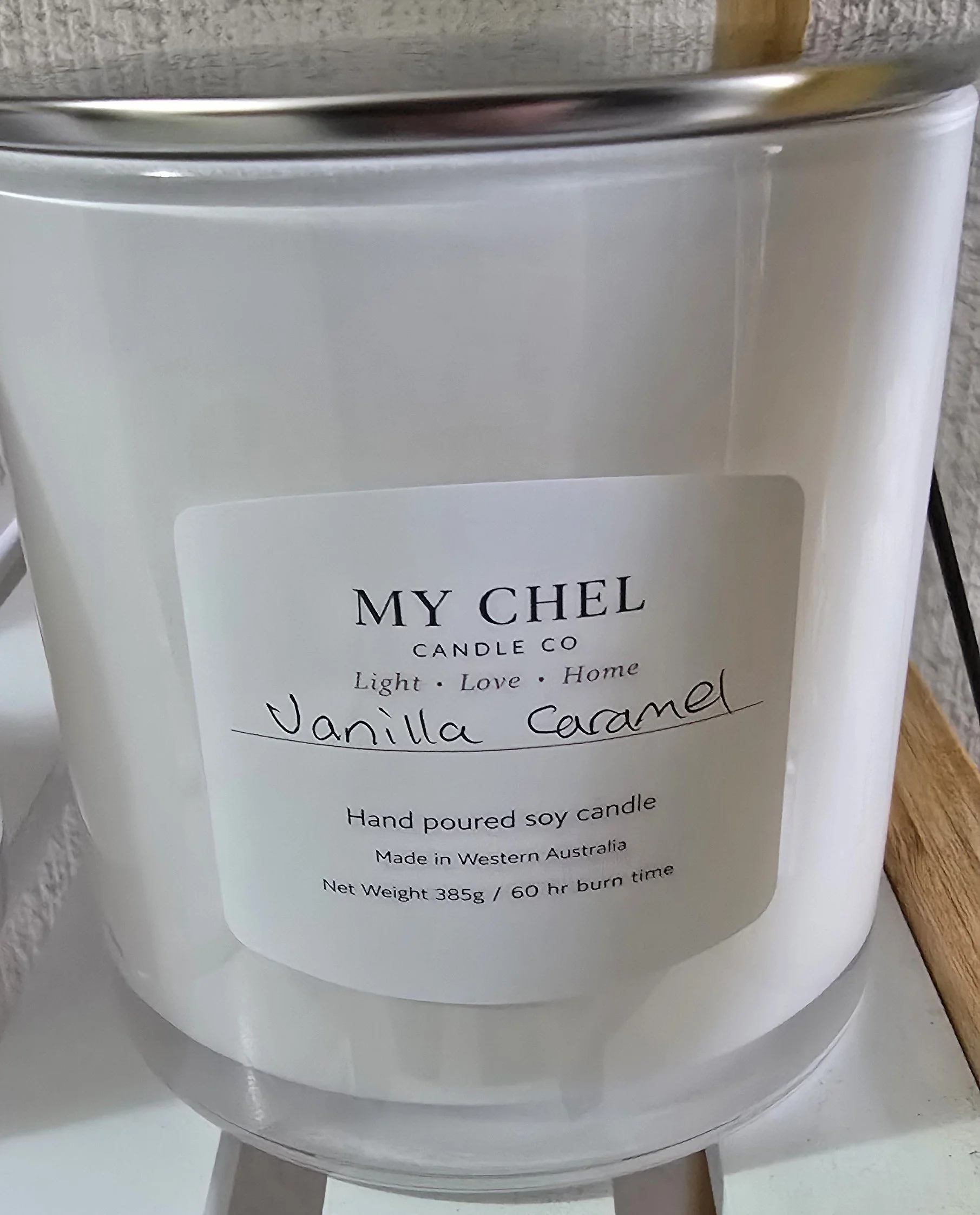 Vanilla Caramel 250g Candle