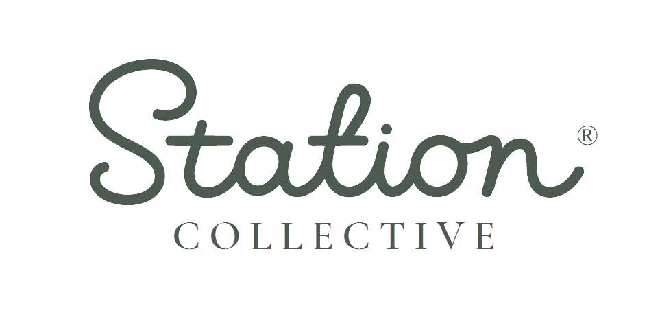 The logo for Station Collective with the word 'Station' in script font and 'Collective' in uppercase serif font underneath.