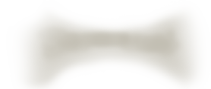 Blurred shape that resembles a butterfly or bowtie lying on a plain background.