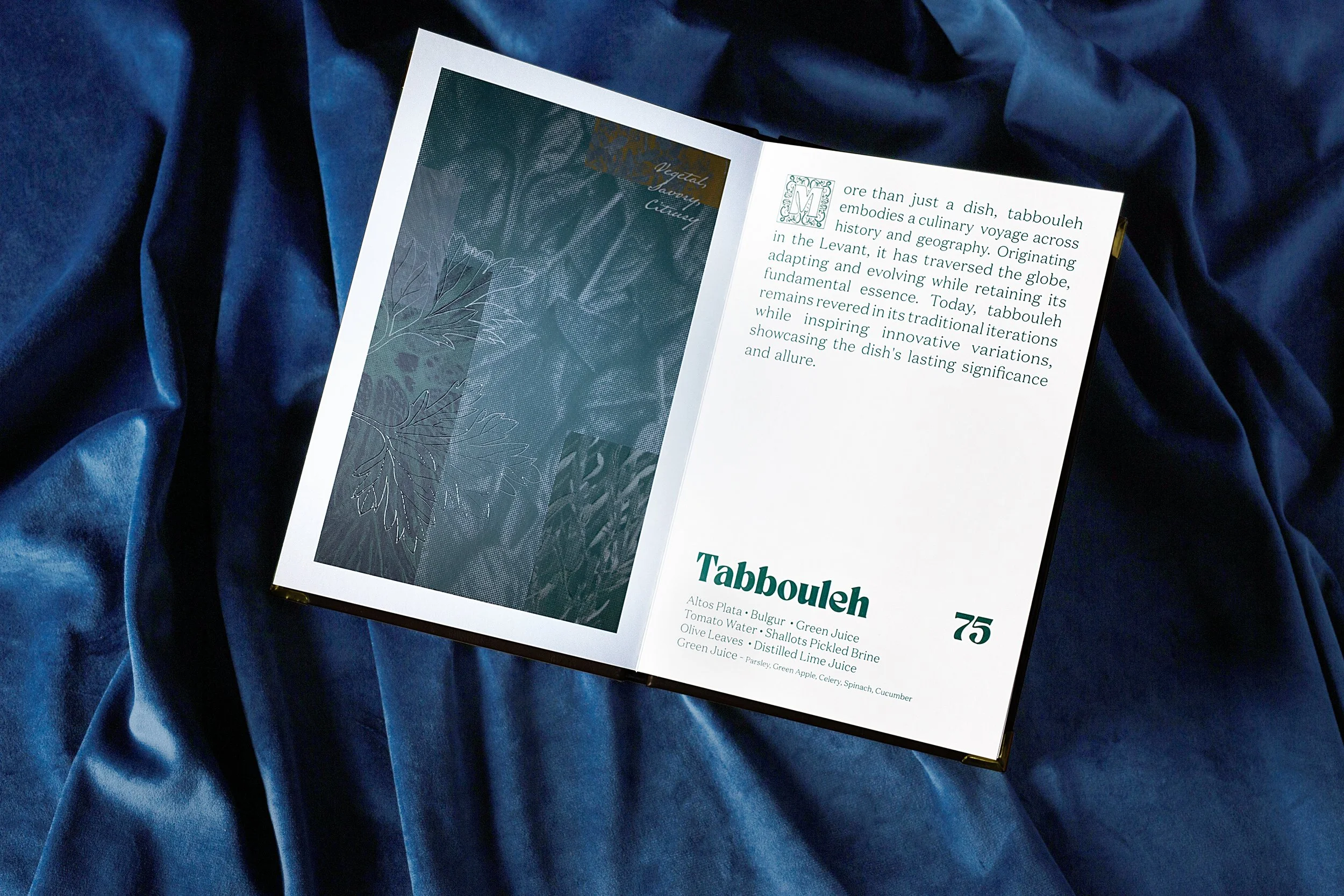 A 16-page cocktail menu was created for Library Bar, a concept bar within the Edition Hotels group, inspired by the atmosphere of an old library.