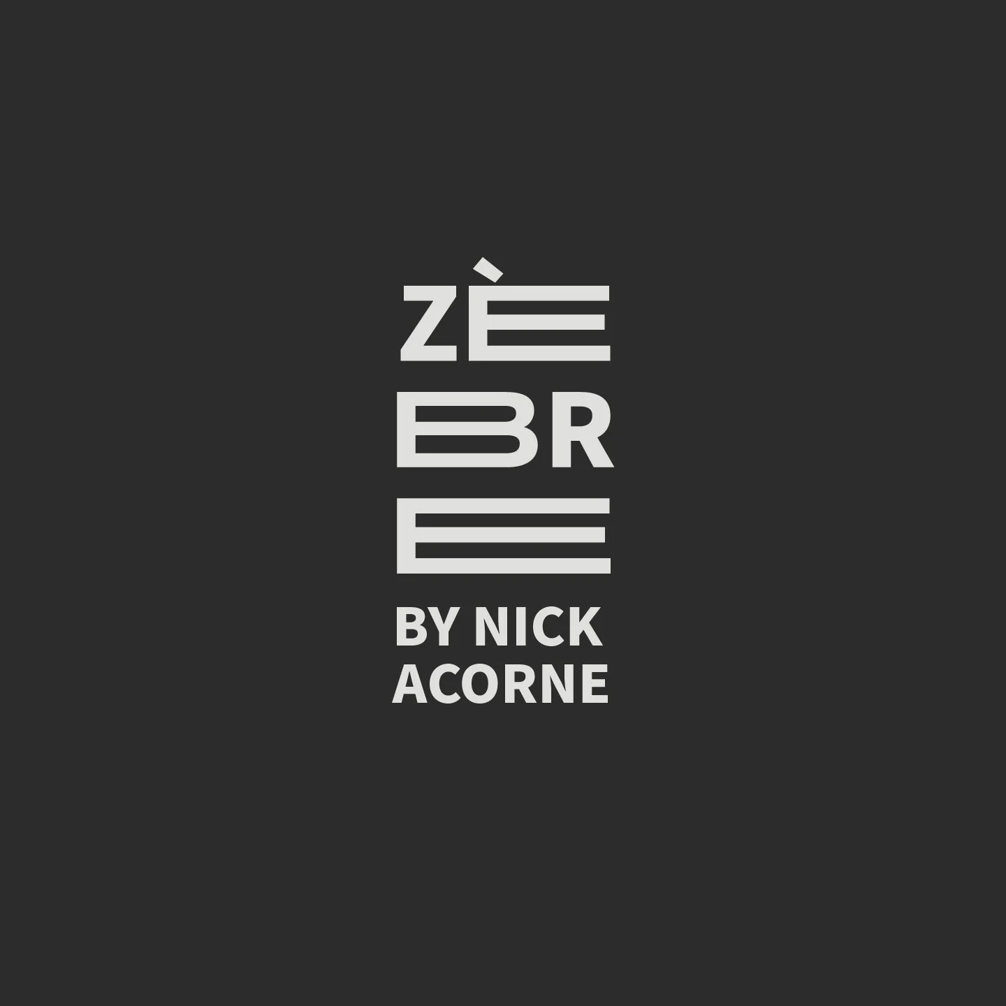 Zèbre vinyl - logo design