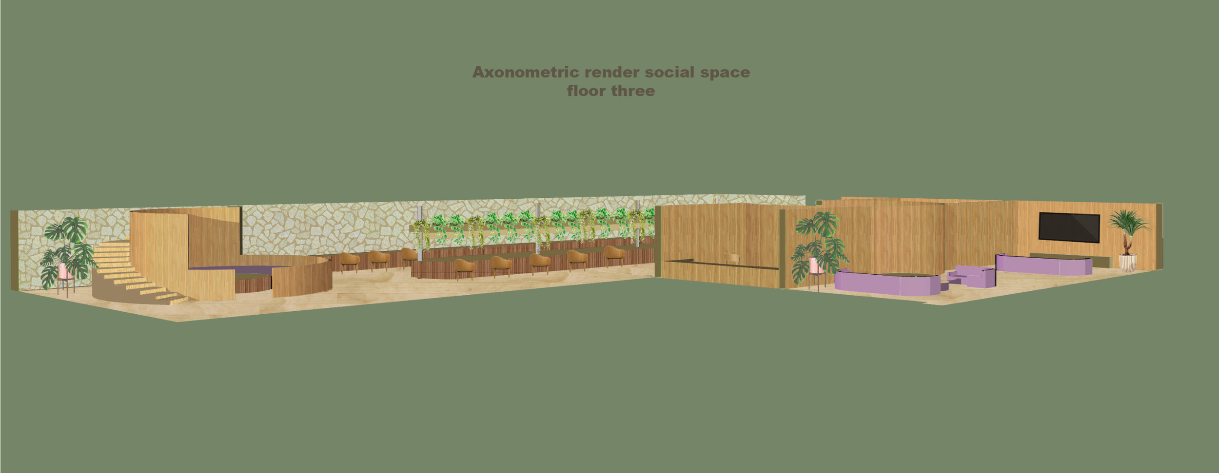 floor one independent study/ social space