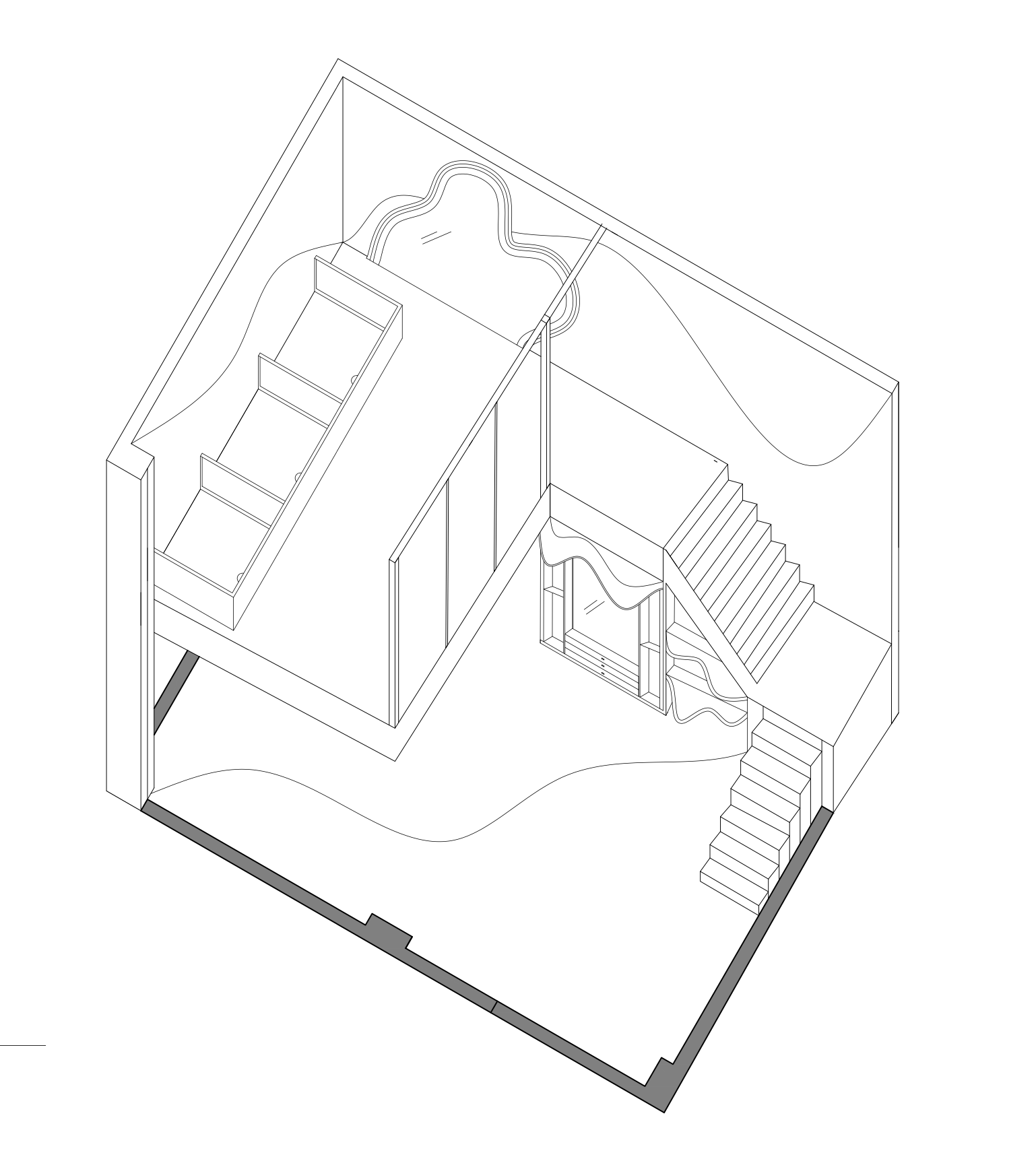 furnished axonometric