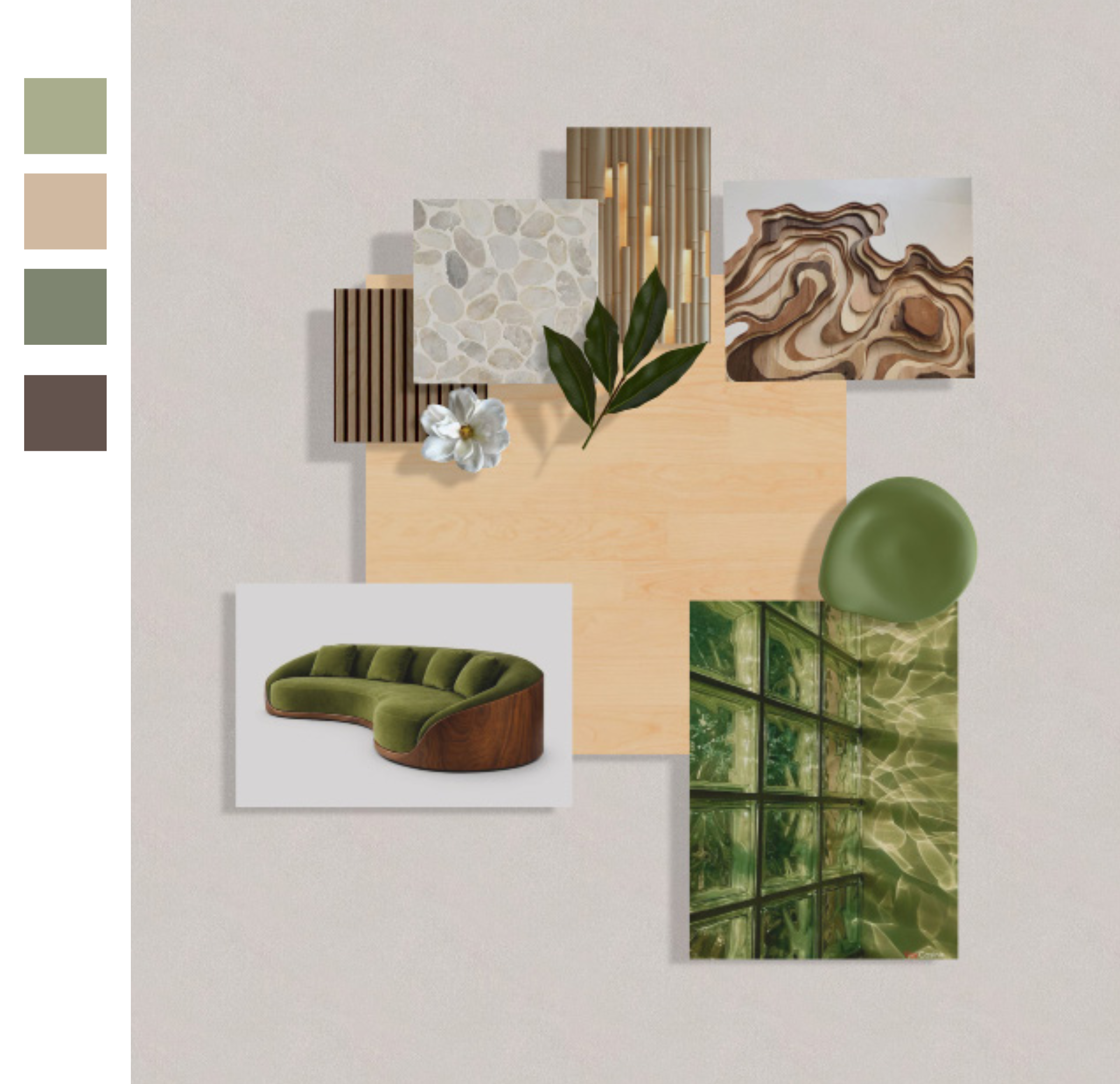 floor one mood board