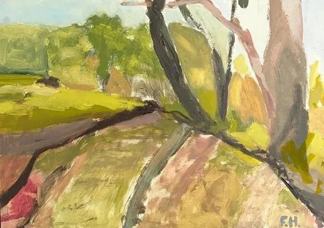 Good Morning Creek', oil on board, 26 x 35