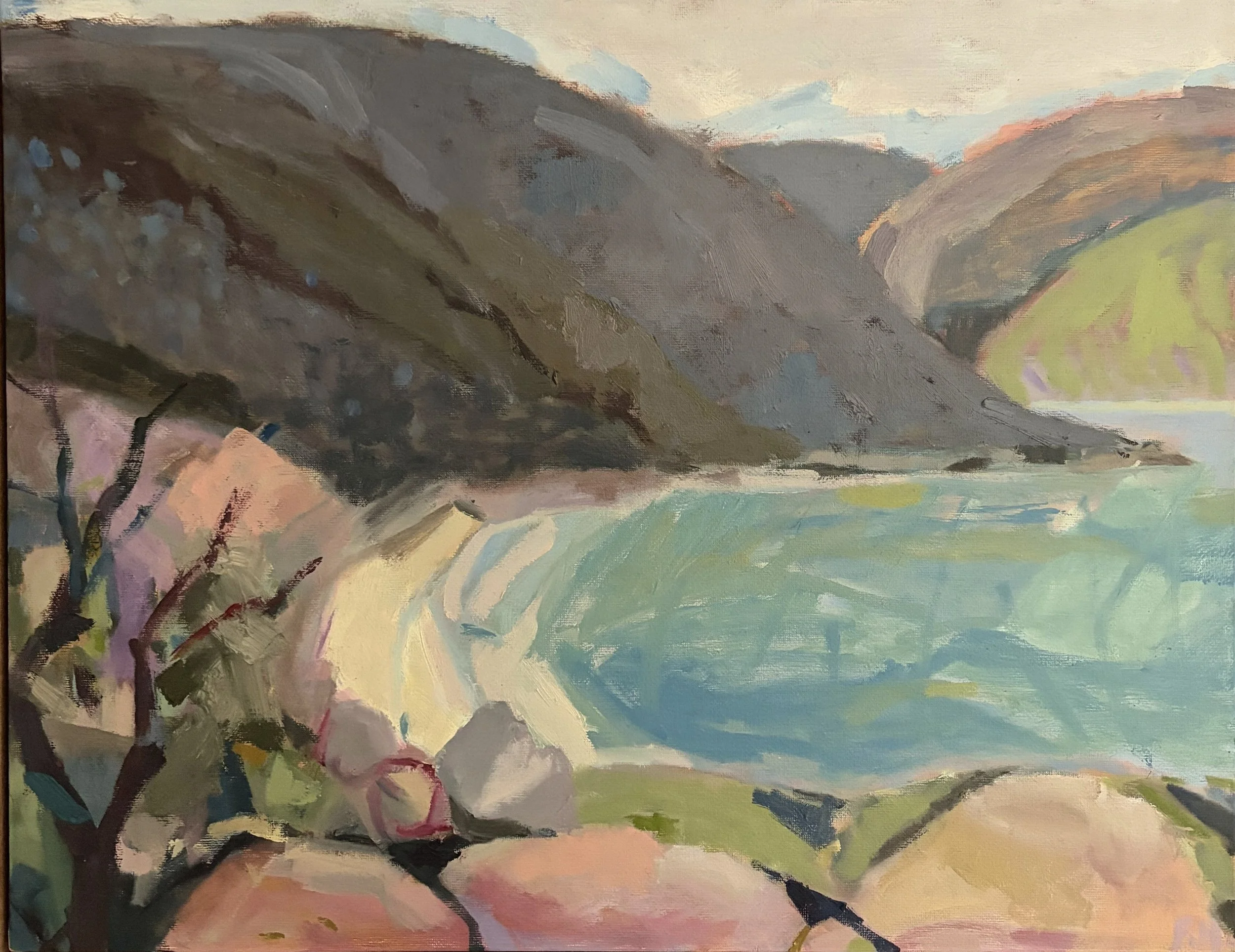 Hidden Cove, oil of canvas, 38 x 48
