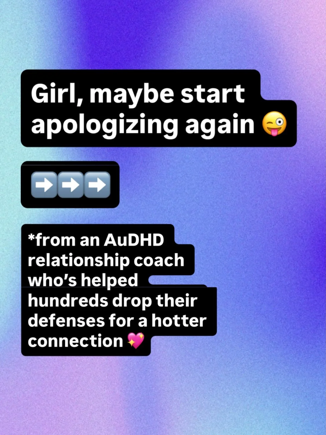 My professional opinion? 
*lowers glasses*

We are SO weird about saying sorry! Like, it&rsquo;s always been hard obviously &mdash; no one loves when they&rsquo;ve done something that warrants an apology &mdash; but it seems like lately we&rsquo;ve a