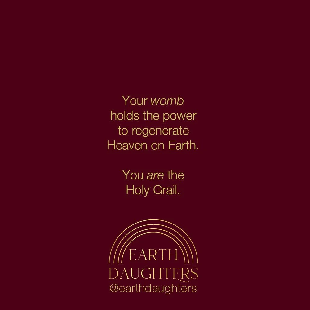 For YEARS I've fantasized about inviting you for a workshop into the mysteries of the Holy Grail 🏆 as the journey of awakening your WOMB 🔻.⁠
⁠
That vision brought me to prophetic springs on islands in Greece ⛲️, to hidden water Goddess temples in B
