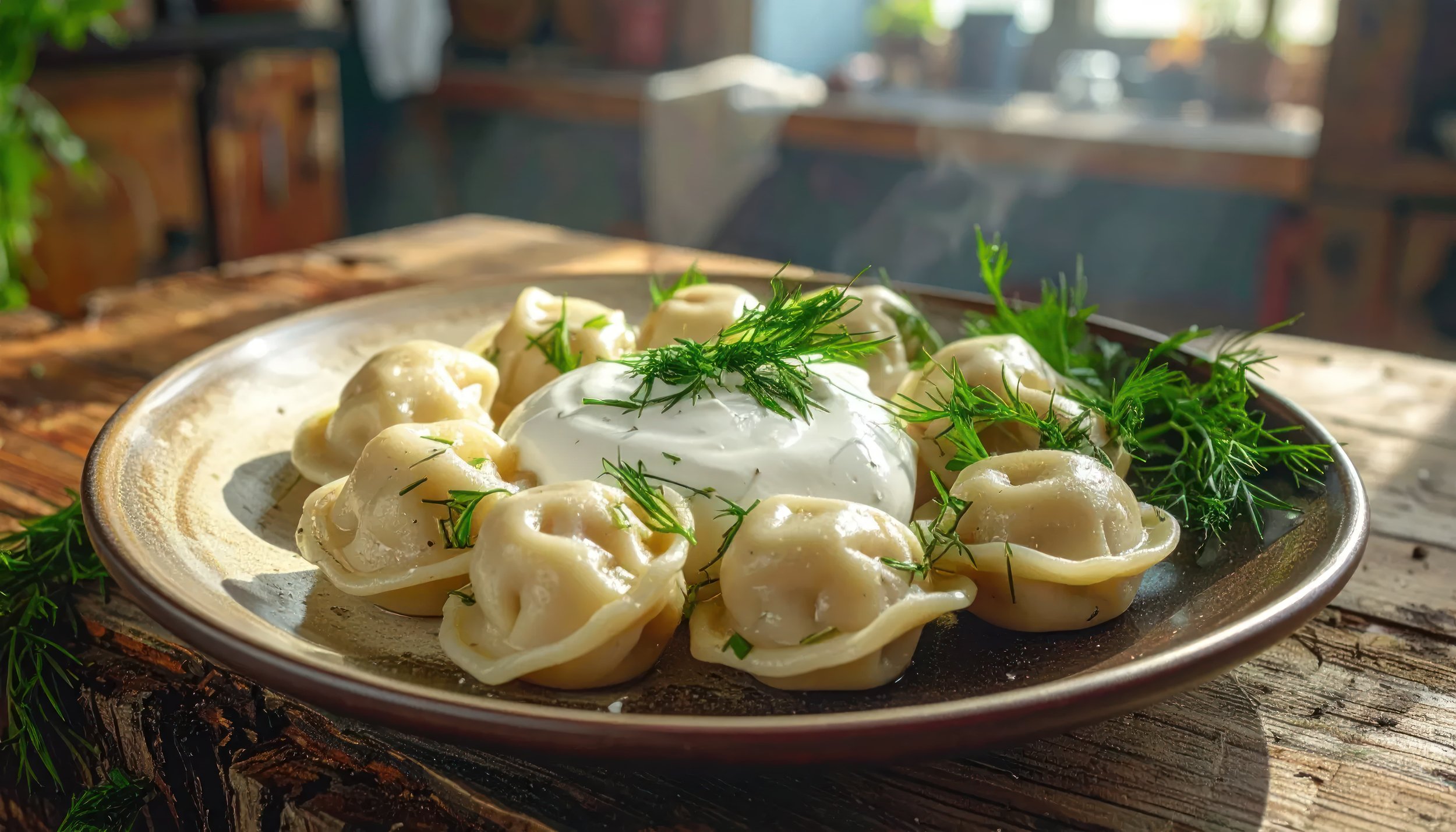 One of the authentic Eastern European dishes prepared in a warm, professional kitchen in North London, representing Anna’s Ukrainian catering enterprise.
