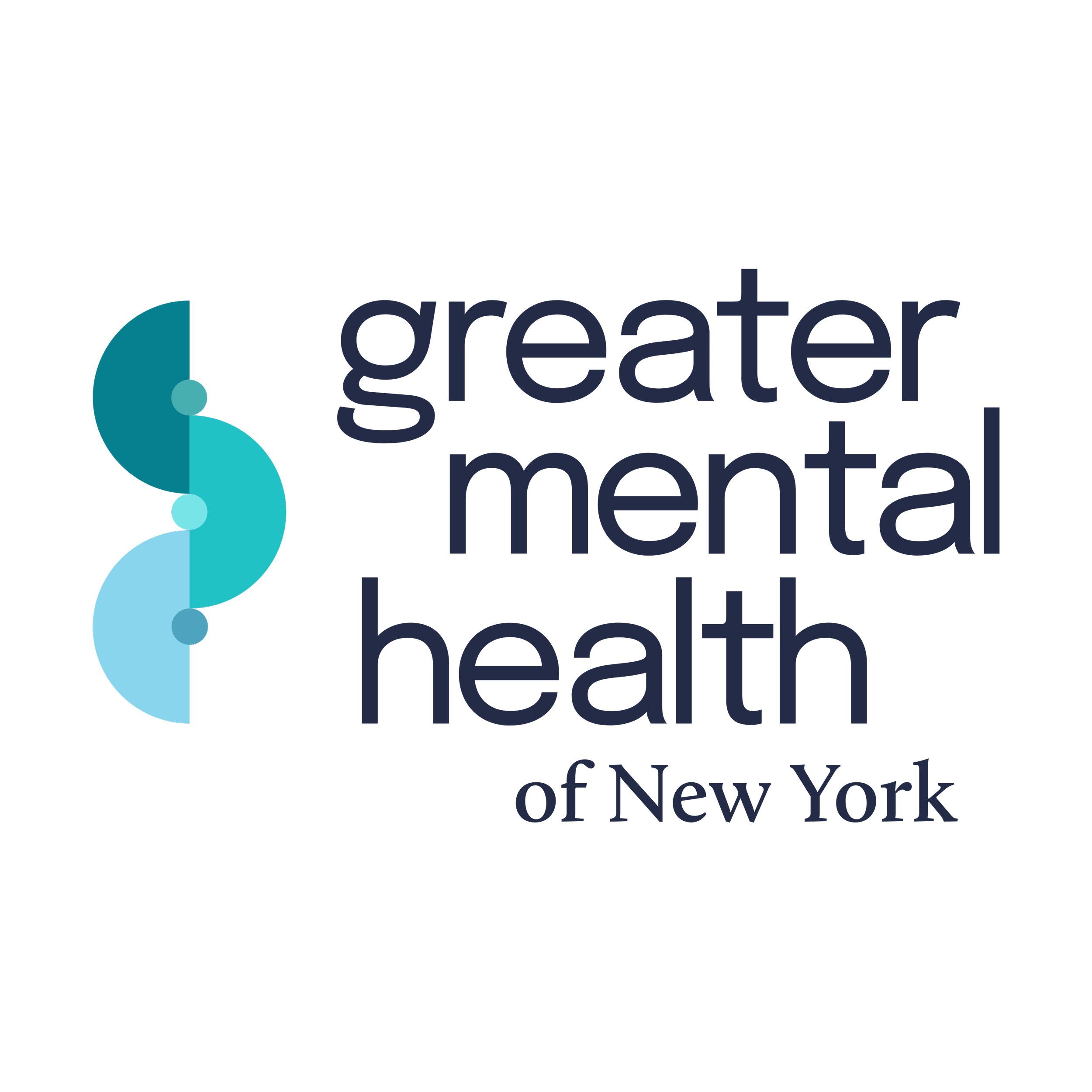 Logo for Greater Mental Health of New York.