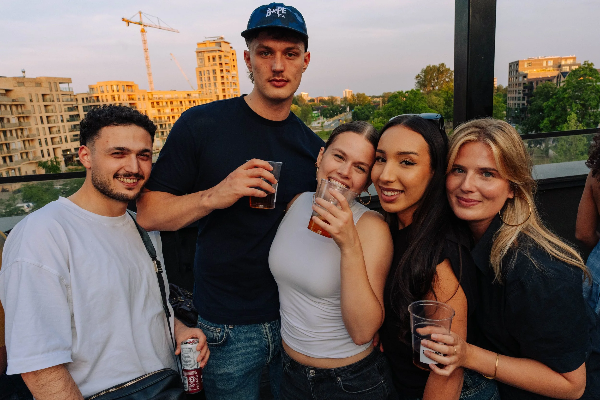 Event photography at XIGNALS rooftop party in Amsterdam by Don.HEIF