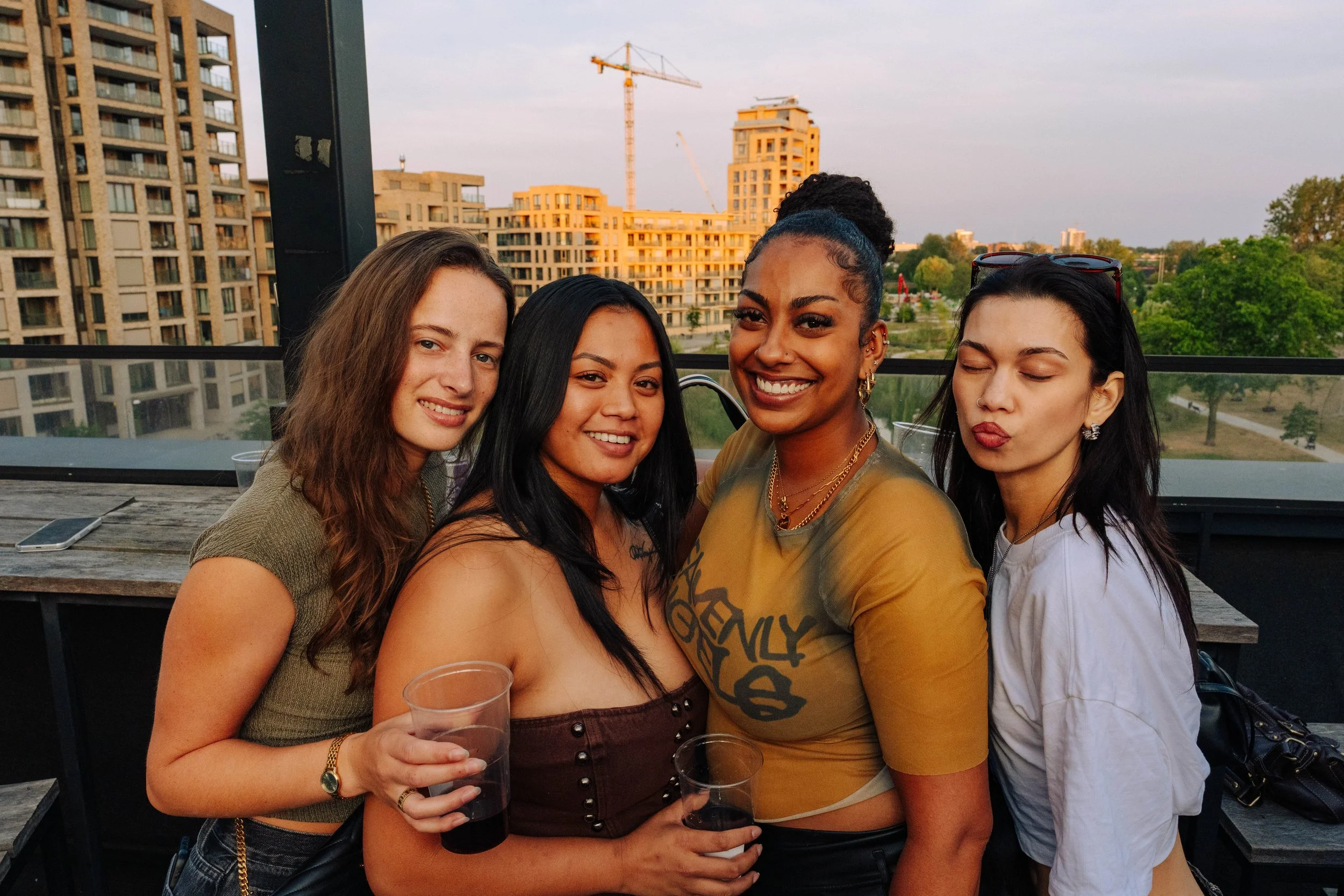 Event photography at XIGNALS rooftop party in Amsterdam by Don.HEIF