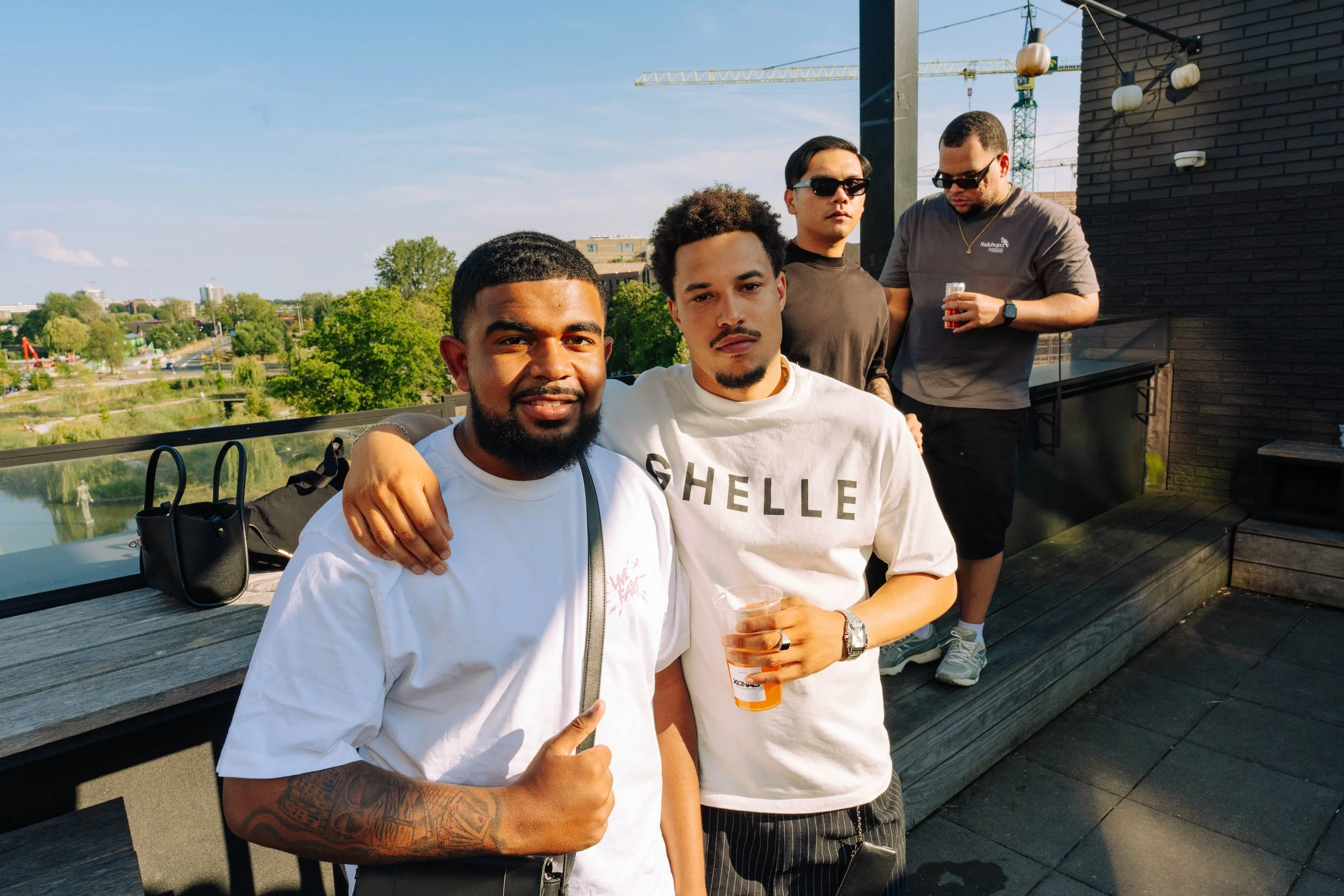Event photography at XIGNALS rooftop party in Amsterdam by Don.HEIF