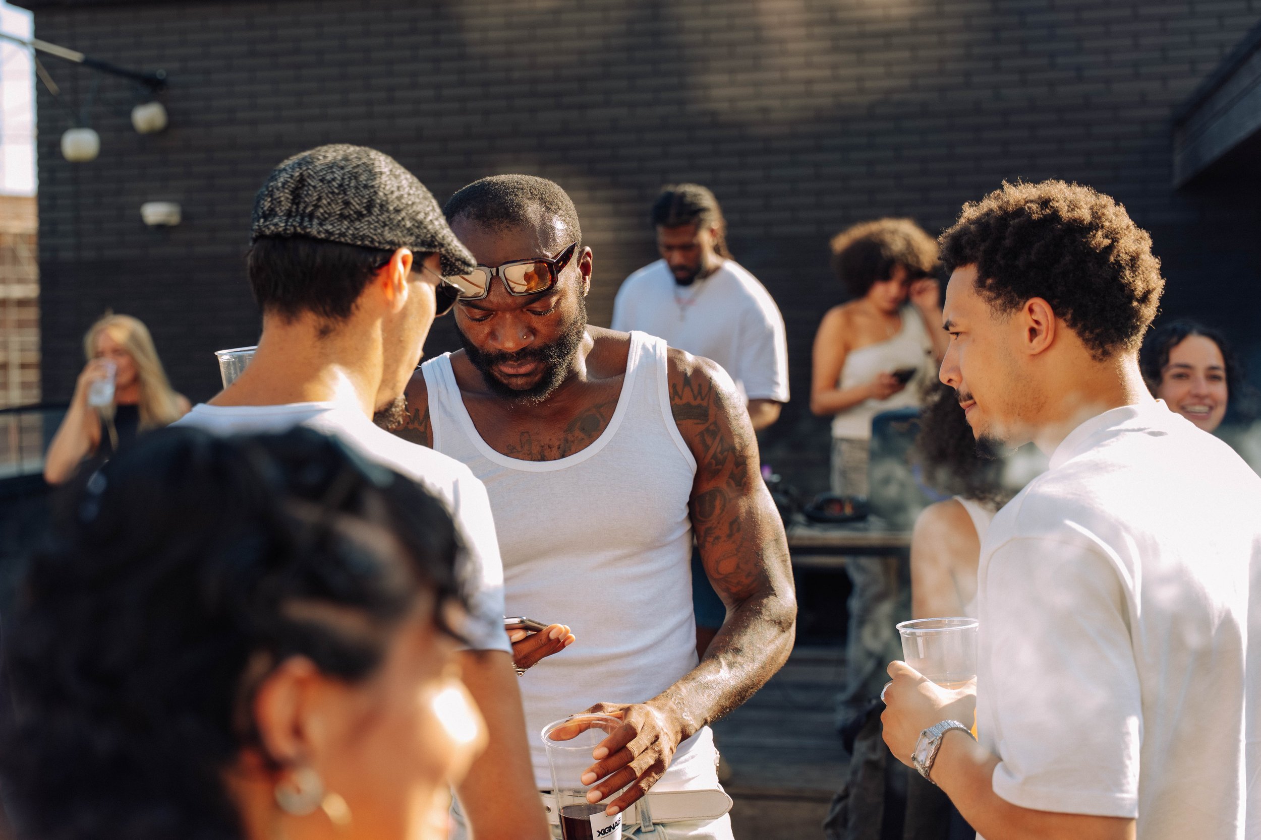 Event photography at XIGNALS rooftop party in Amsterdam by Don.HEIF