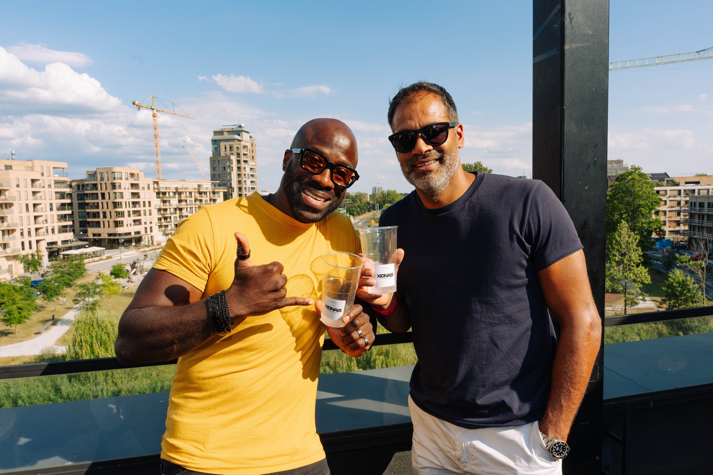 Event photography at XIGNALS rooftop party in Amsterdam by Don.HEIF