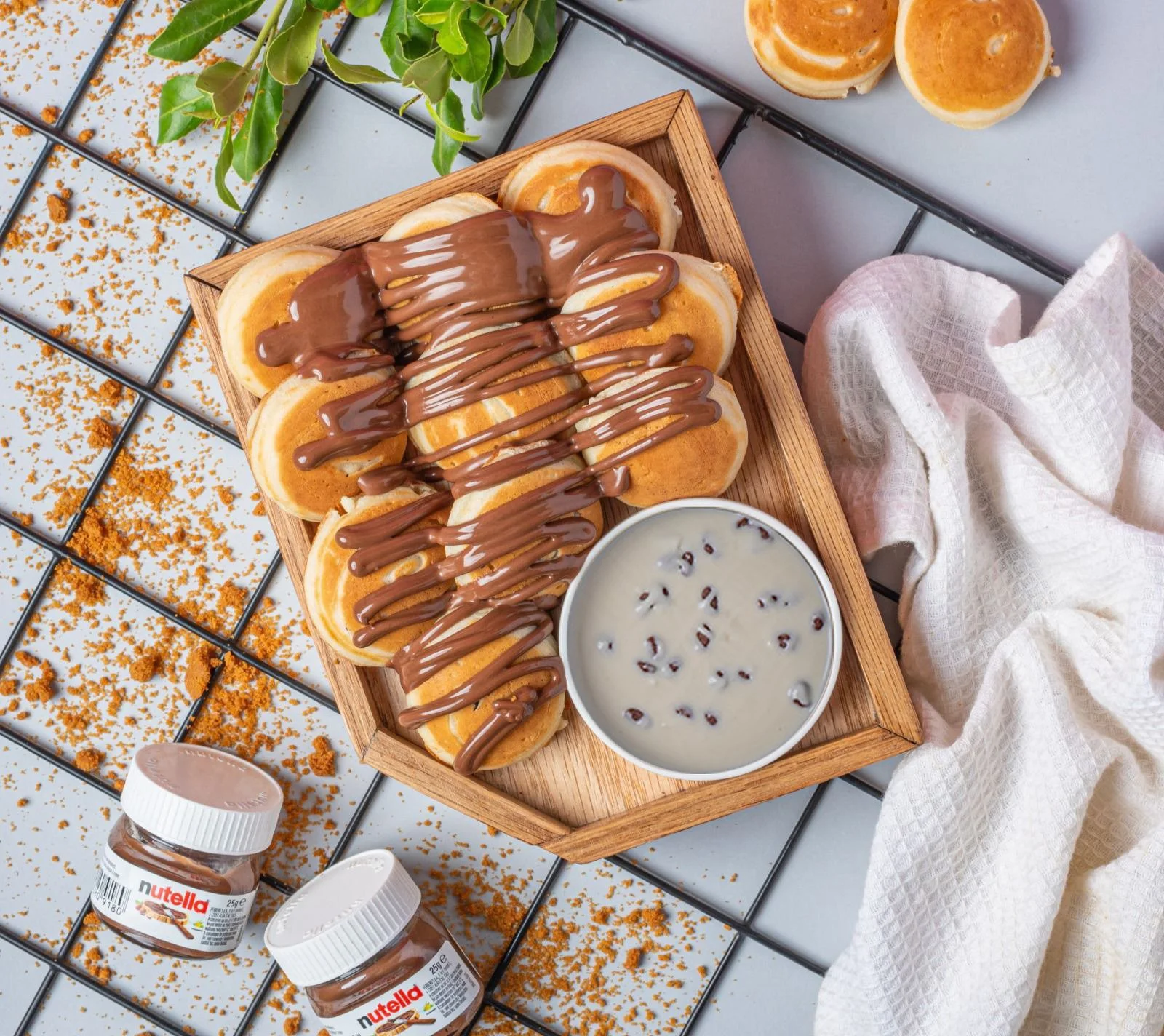 Hersheys mini pancakes