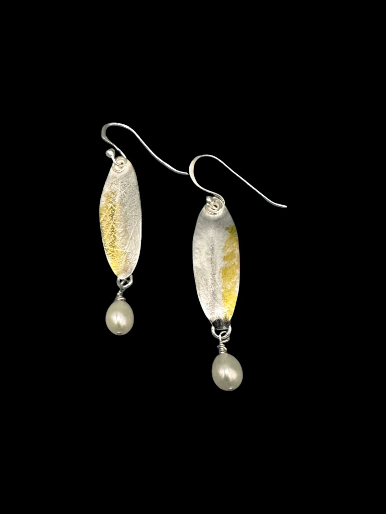 Sterling Earrings with Pearls
