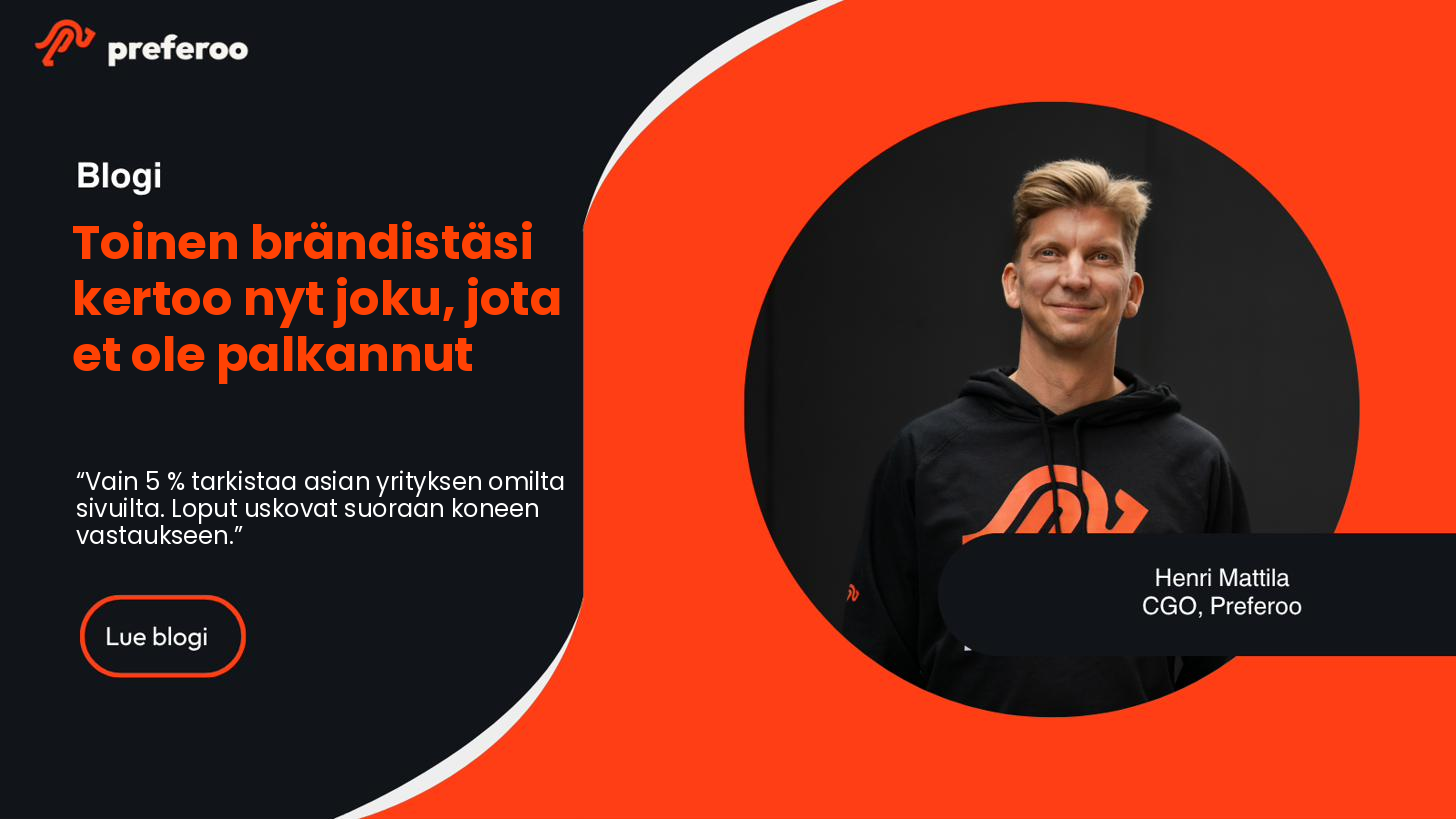 Brändistäsi kertoo nyt joku, jota et ole palkannut