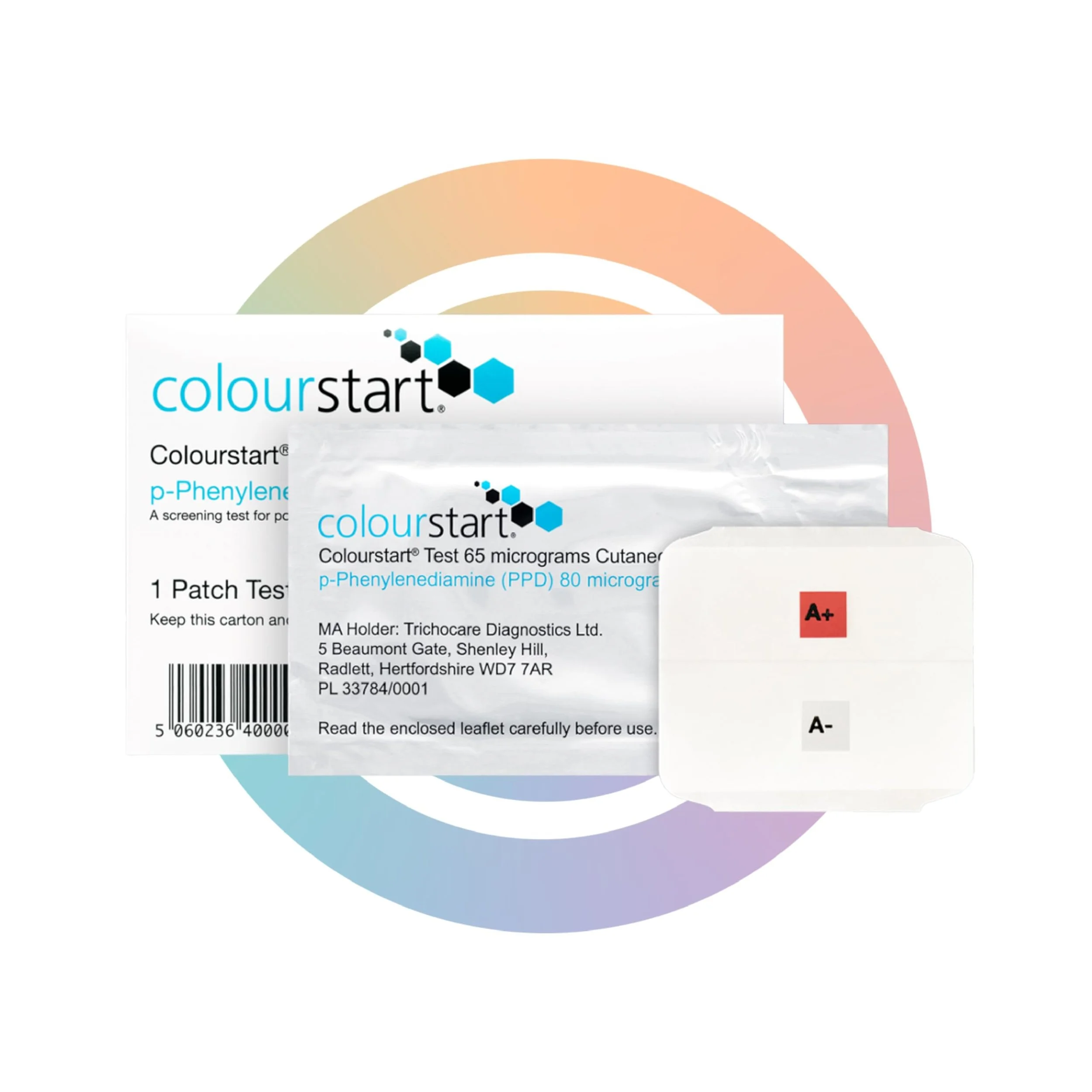ColourStart: Postable Patch Test Kit