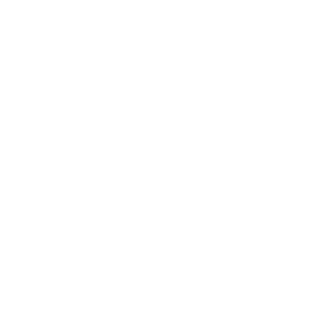 Black and white email message icon with envelope inside a circle
