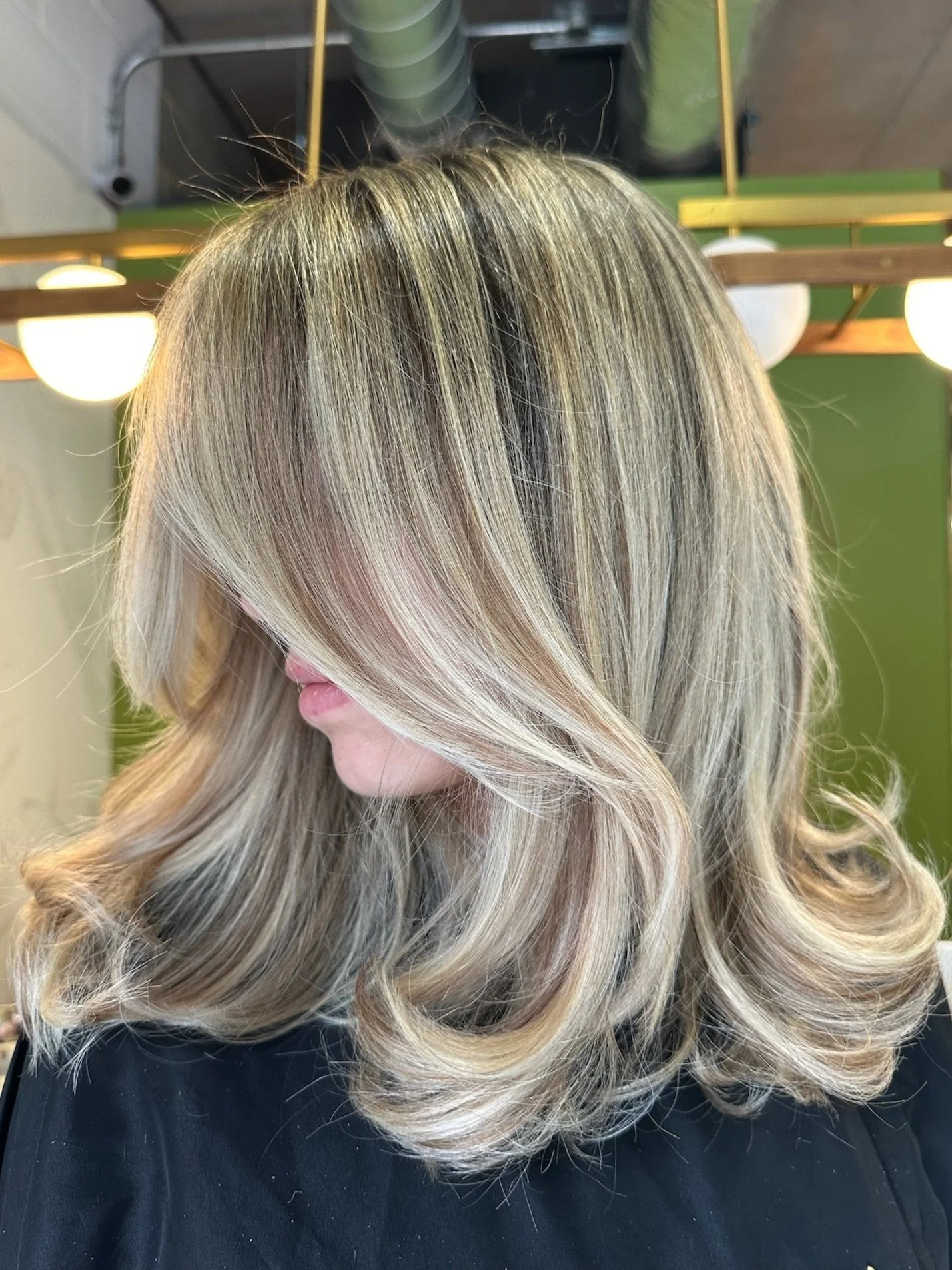 Balayage colour result by SCL London hair salon