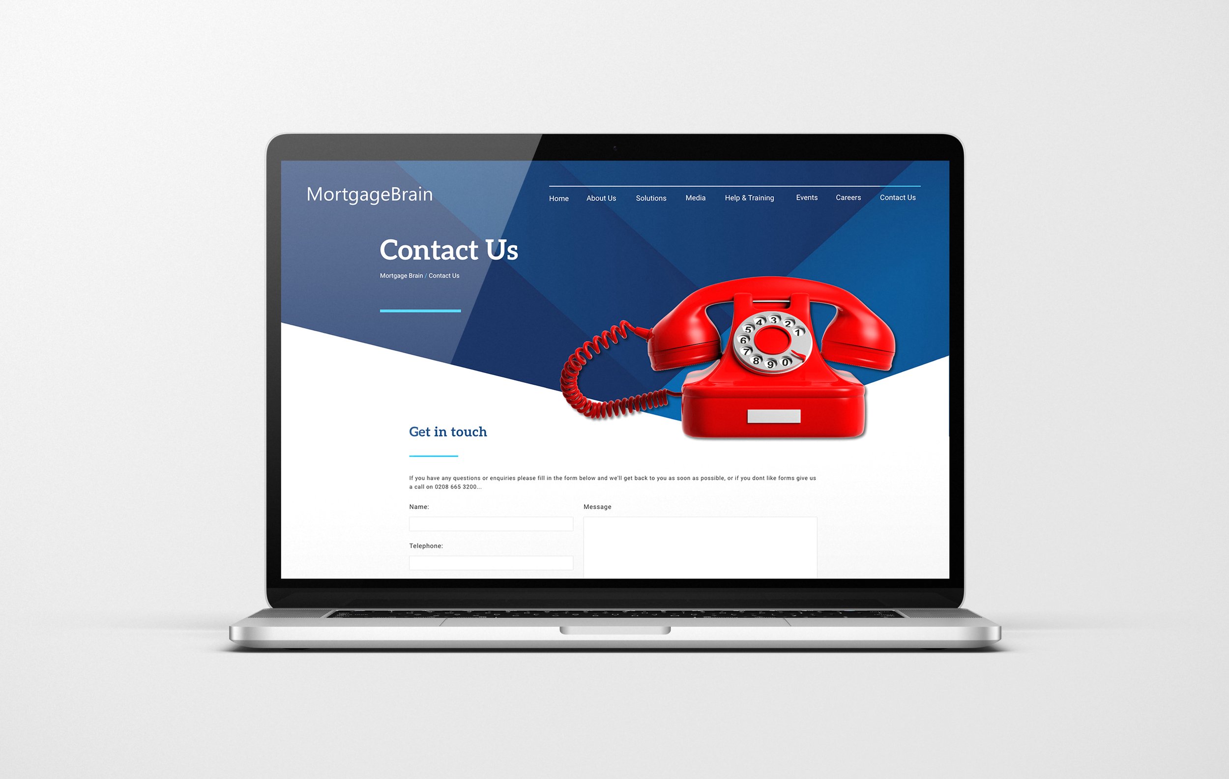 Contact Us Screen