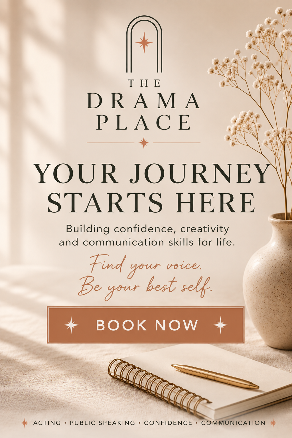Book online acting, public speaking, LAMDA and confidence coaching for young people with The Drama Place