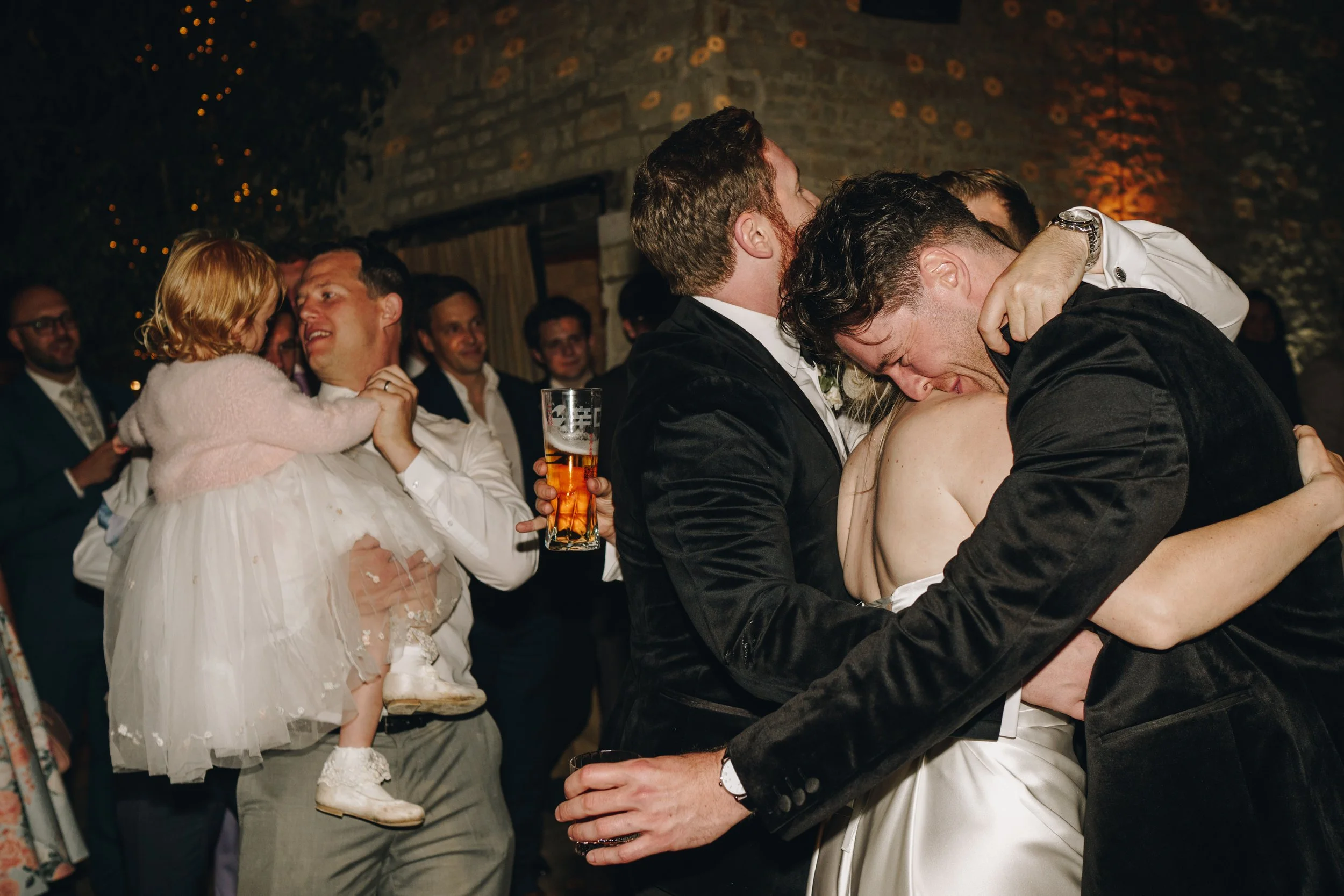 Old Gore Barn wedding party