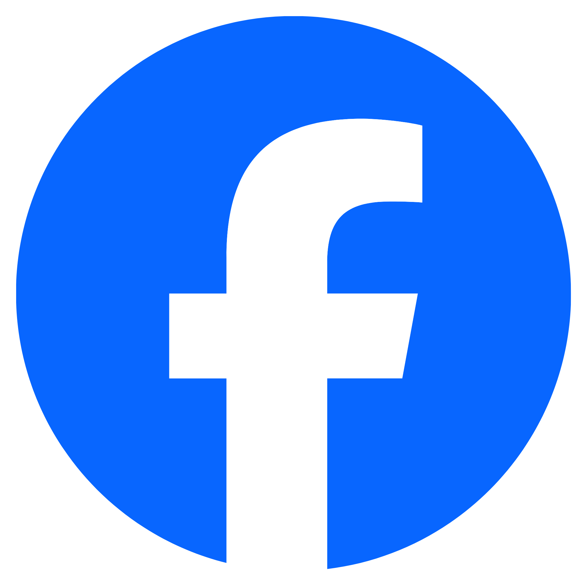 Blue and white dollar sign icon on a black background.