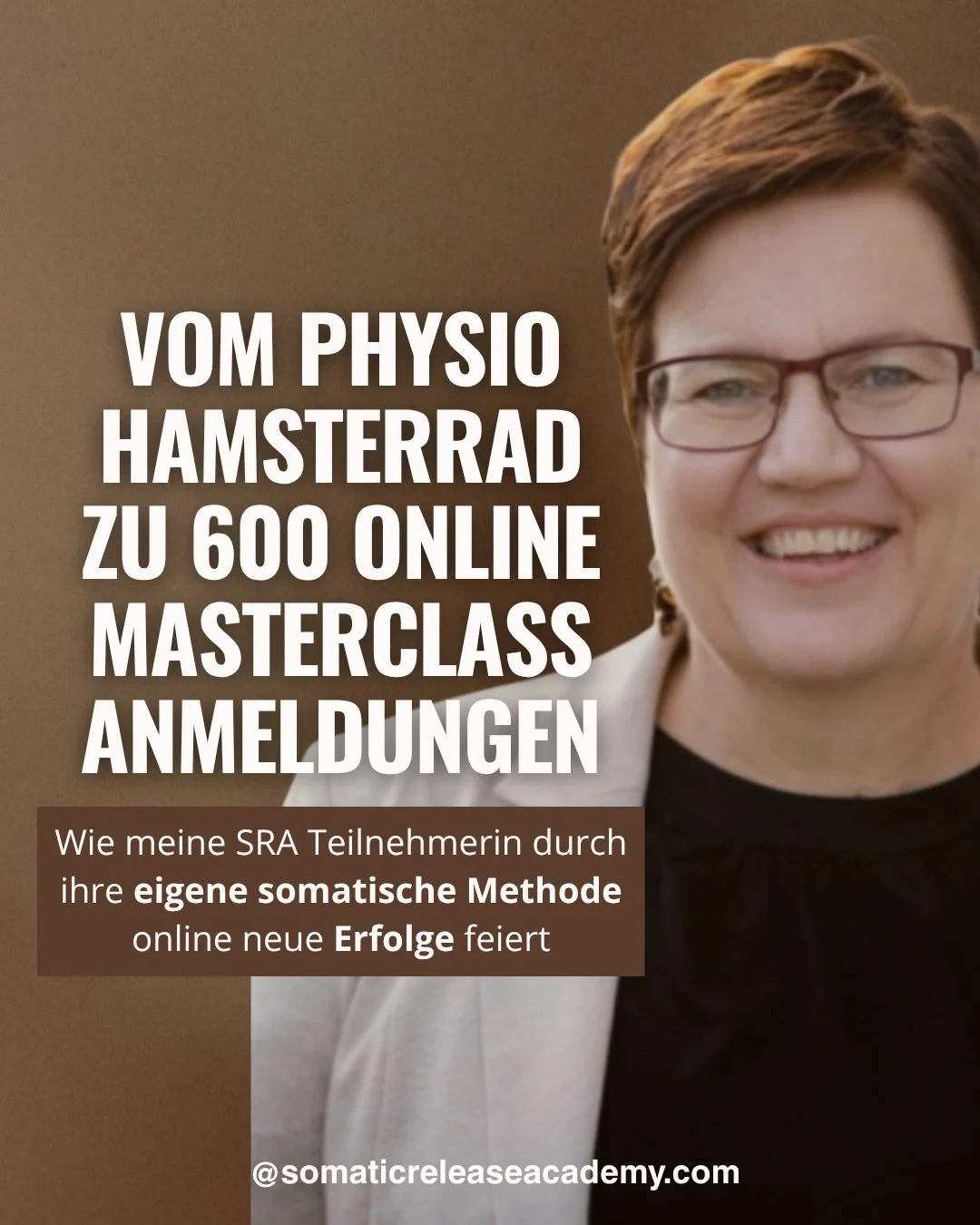 So ber&uuml;hrend was die zertifizierten Teilnehmerinnen f&uuml;r Erfolge feiern, weil sie wissen wie sie online und offline echte Tiefe erschaffen. 
In der Somatic Release Academy Ausbildung eine eigene Methode kreieren, die sp&uuml;rbare Ver&auml;n