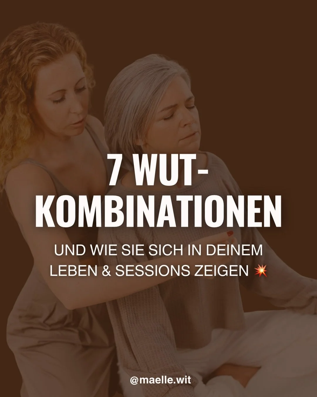 Unterdr&uuml;ckte Wut verschwindet nicht einfach.

Wenn ein K&ouml;rper fr&uuml;h gelernt hat, das Wut zu leben nicht sicher ist- richtet sie sich nach innen.

Sie zeigt sich dann in Selbstkritik, Verurteilung, Perfektionismus, etc

Zu wissen, wie du
