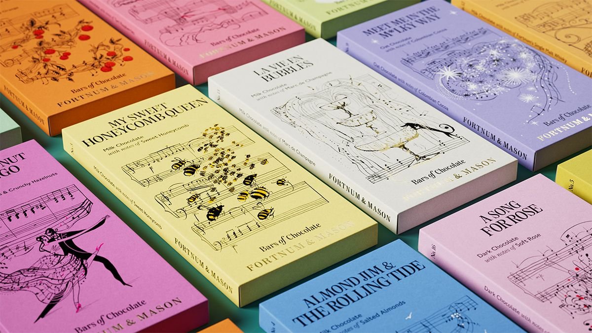 Fortnum and Mason - Chocolate Bars of Music