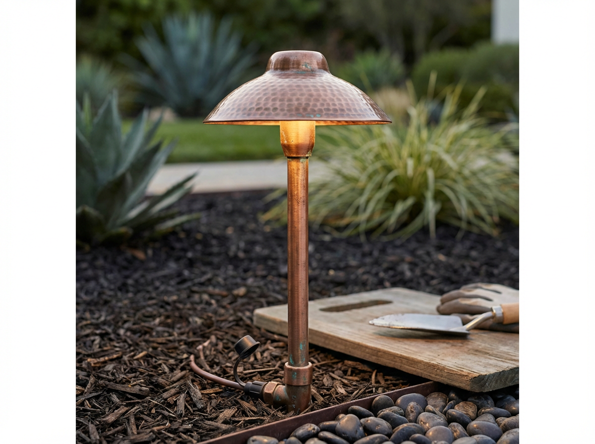 Copper Path Light