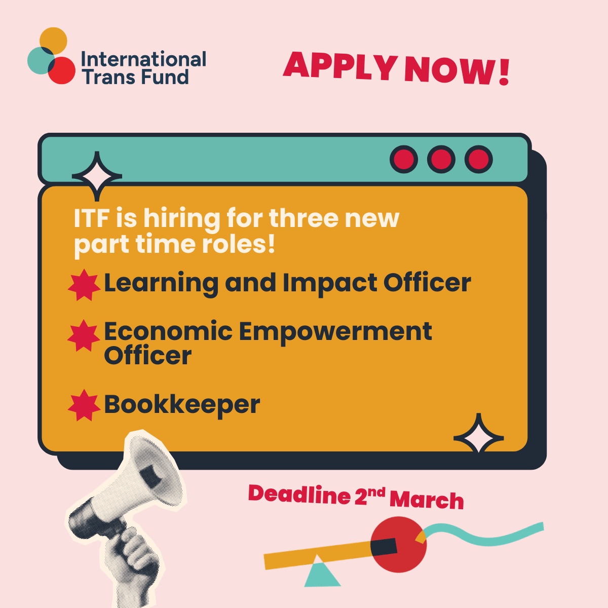 We're Hiring at ITF!