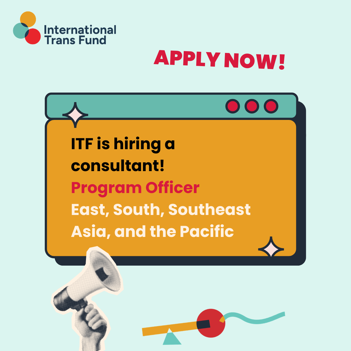 Apply Now: Program Officer - East, South, Southeast Asia, and the Pacific