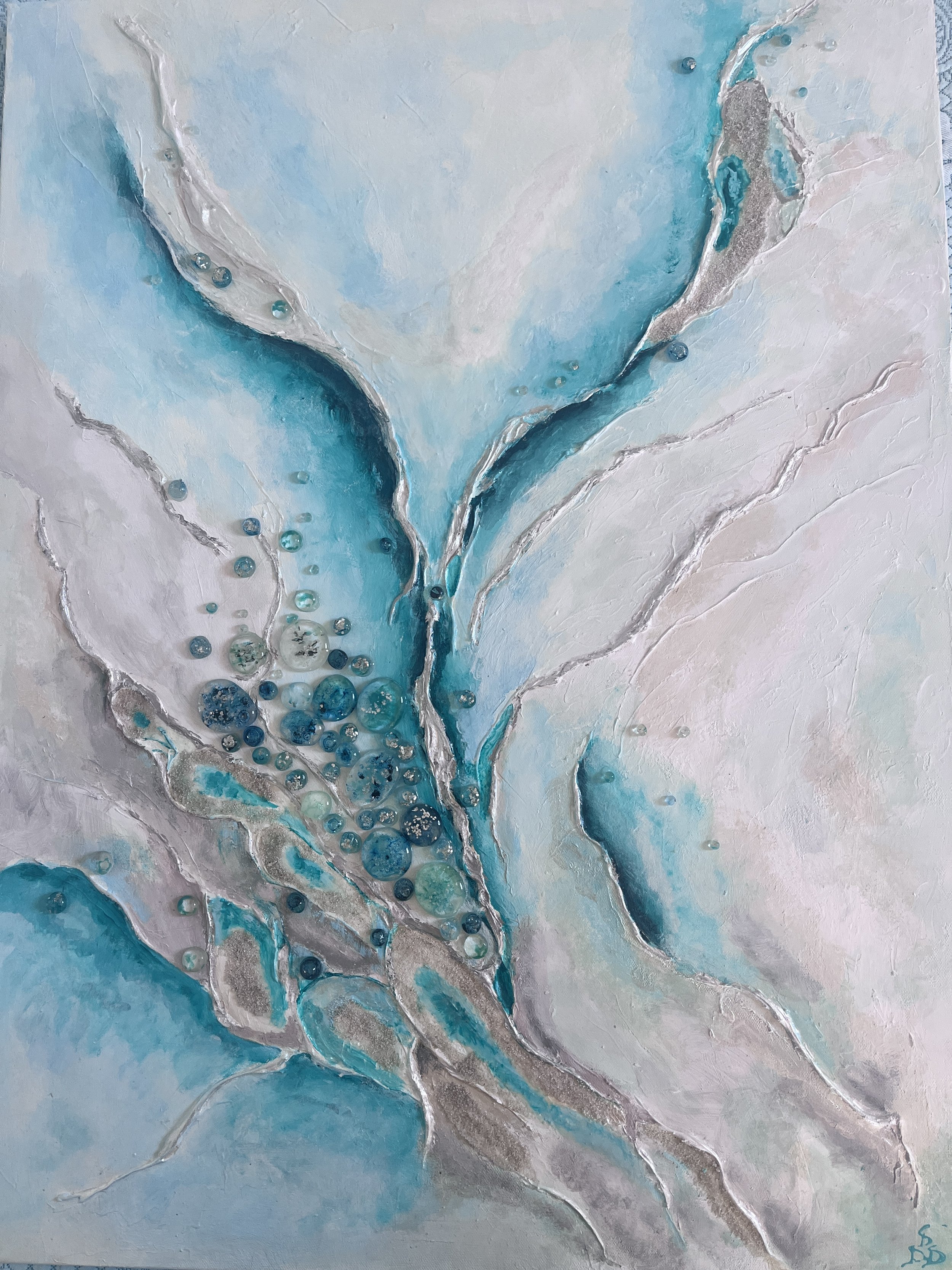 Récif de verre  (60X80cm)