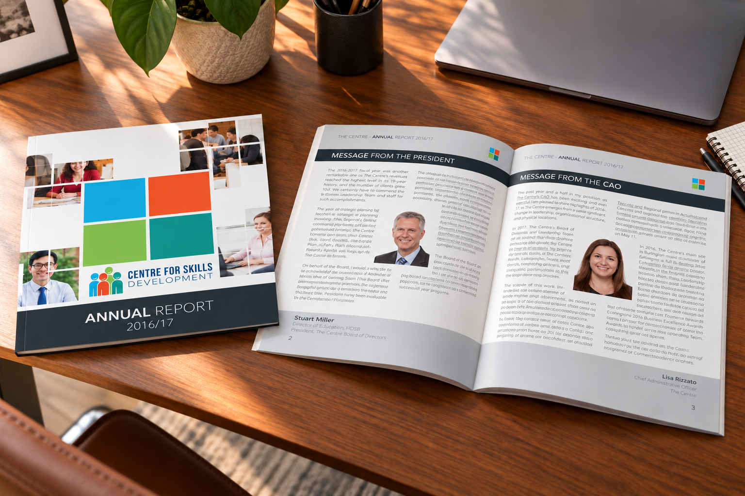 Annual Report book