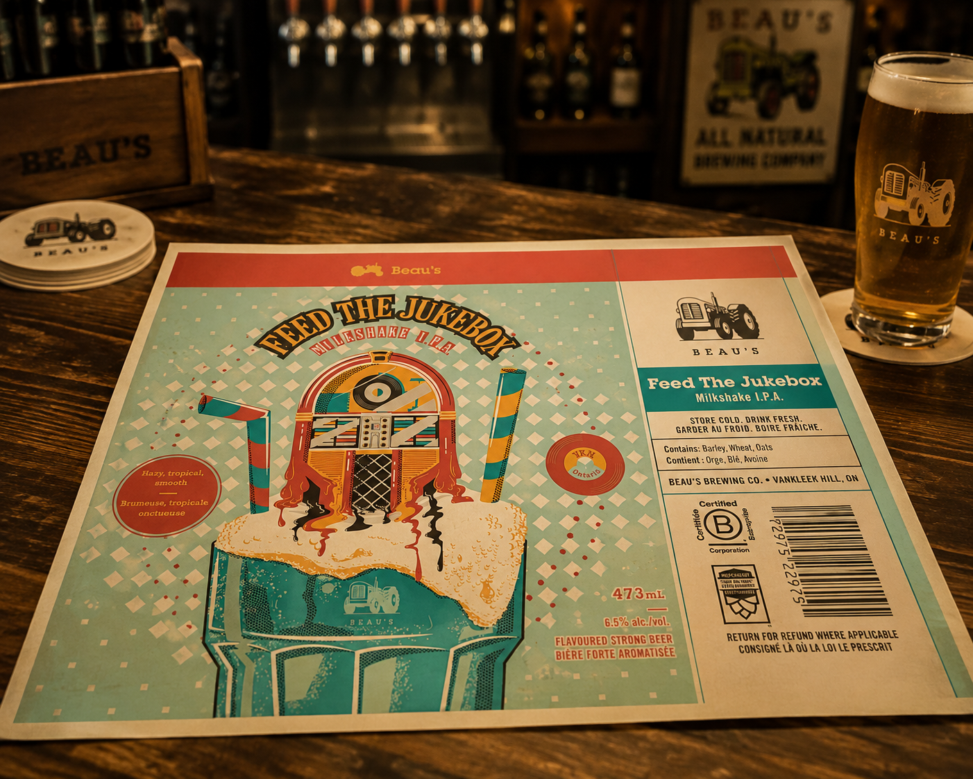 Beer label artwork
