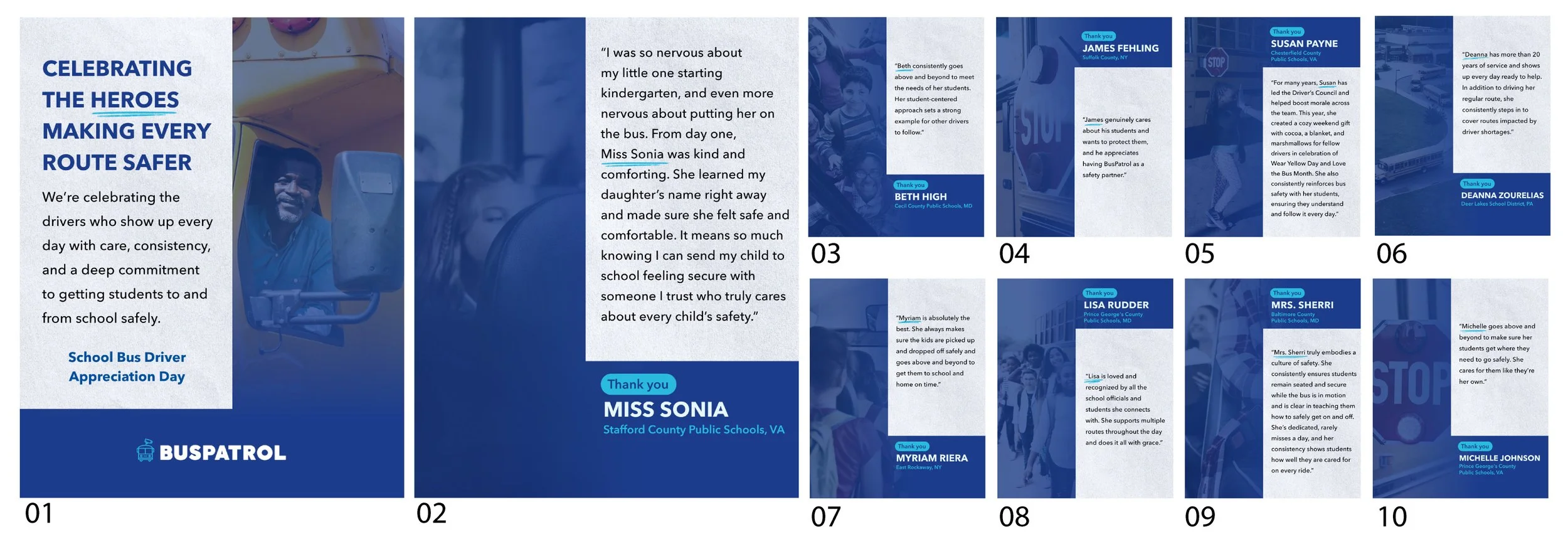 Carousel ad sequence