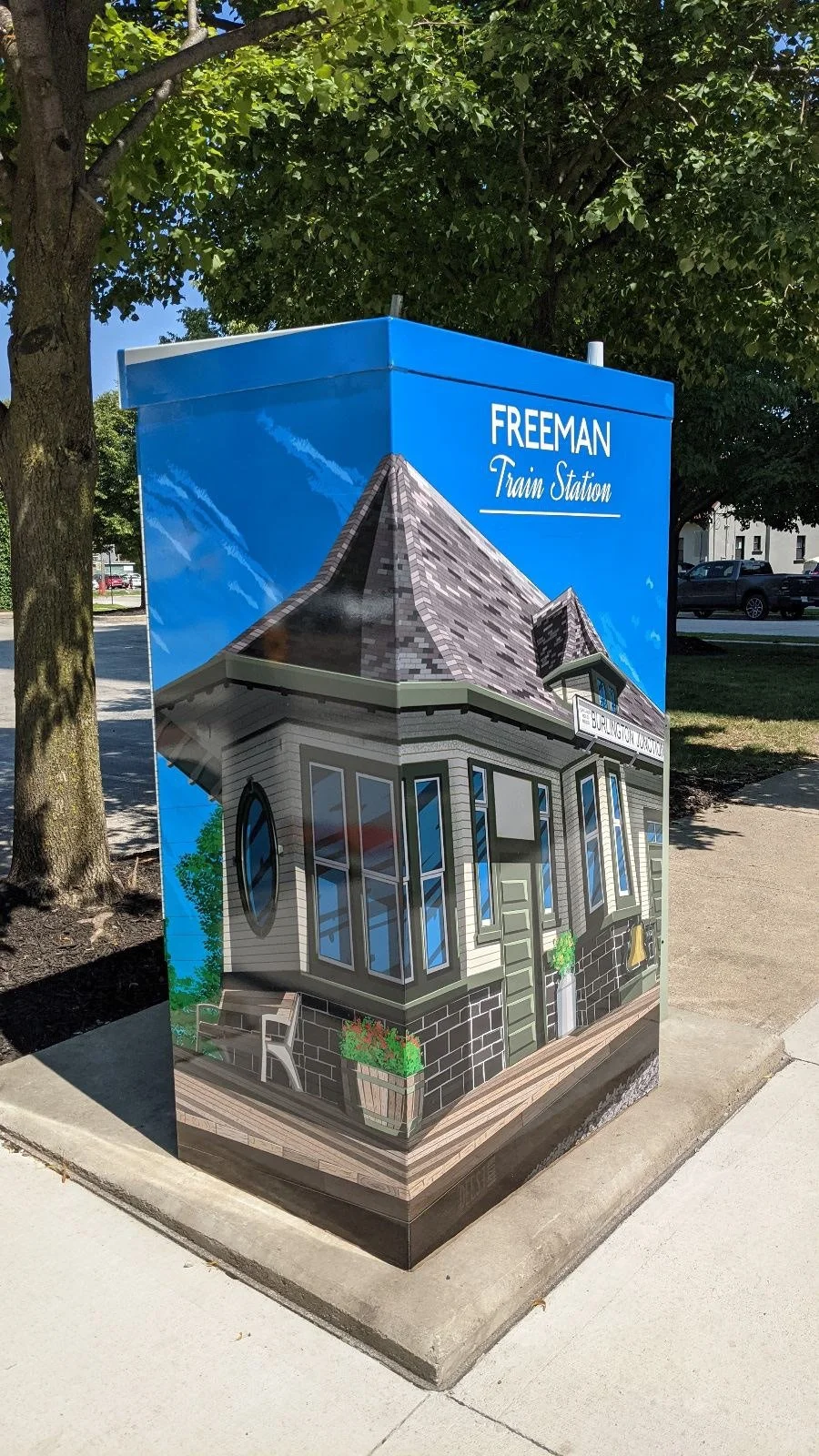 Art installation illustration