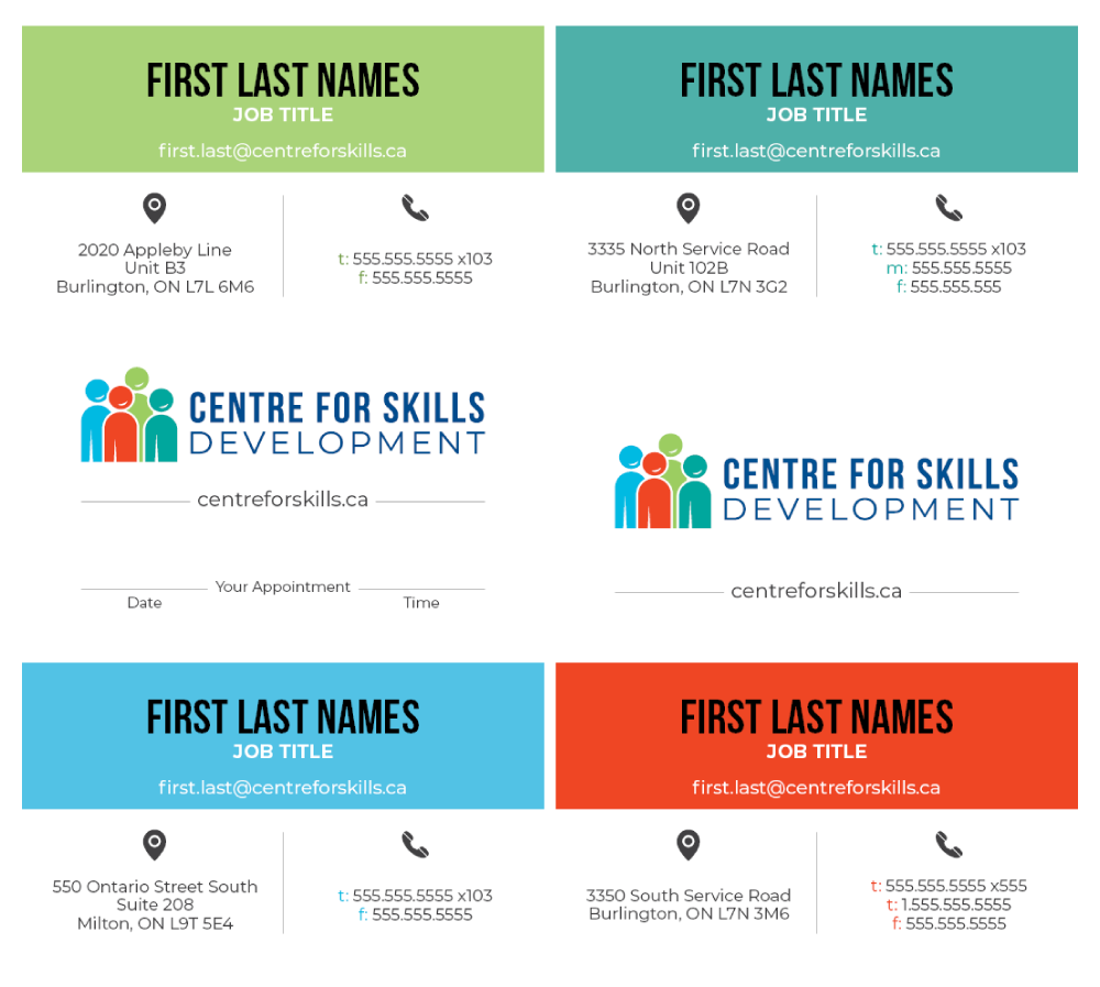 Company business cards