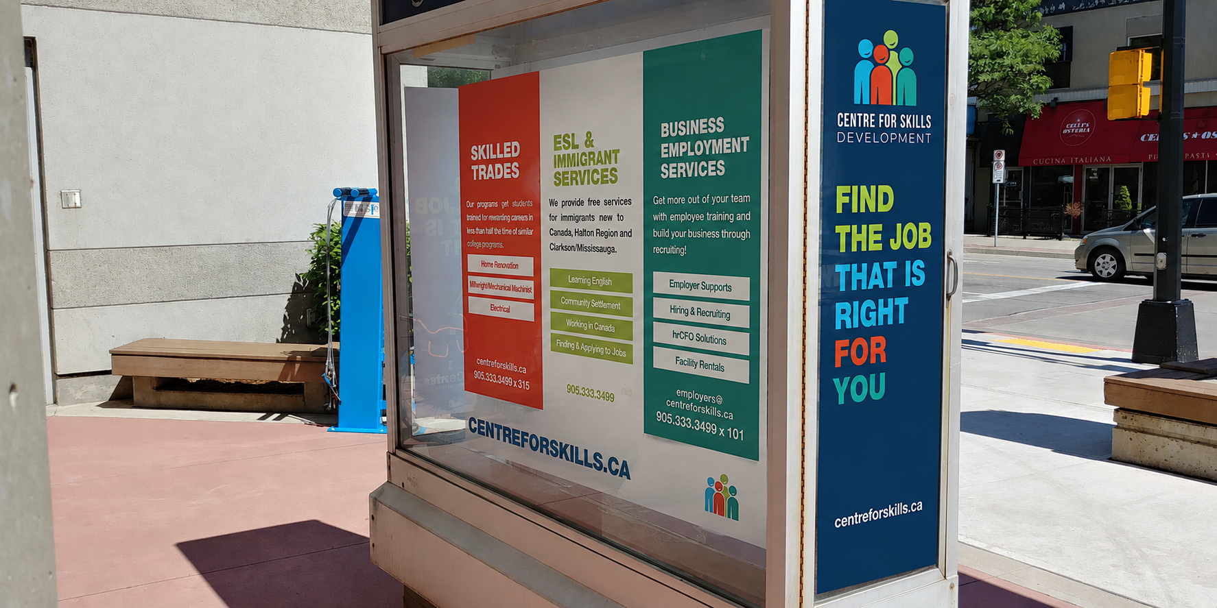 City hall display ad