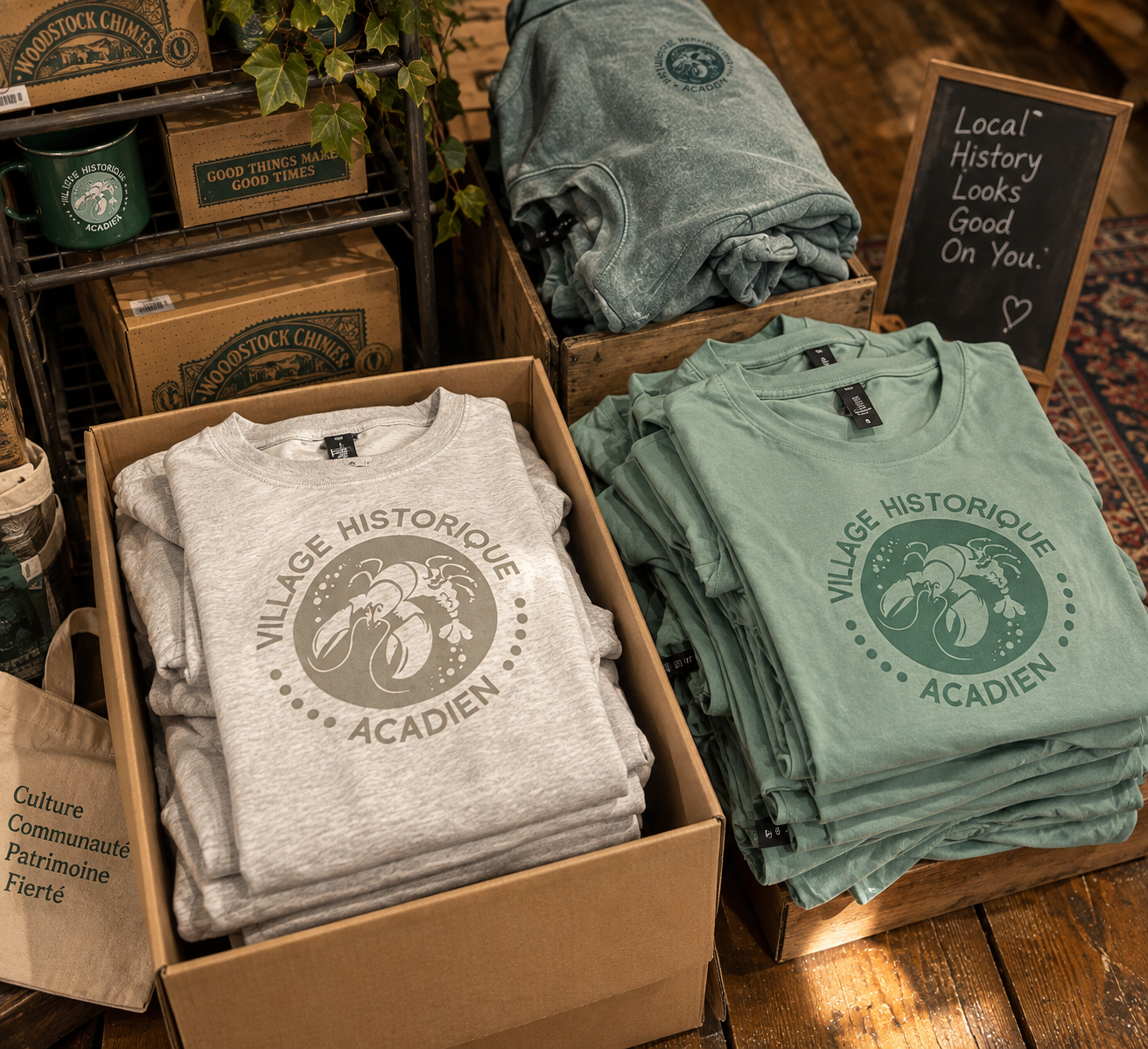 Logo on shirts